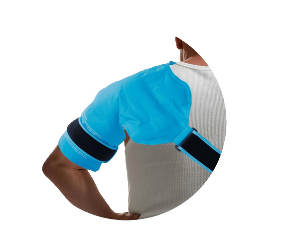 Plus Size Rotator Cuff Shoulder Brace w/ Large Ice Pack Ergonomic Design