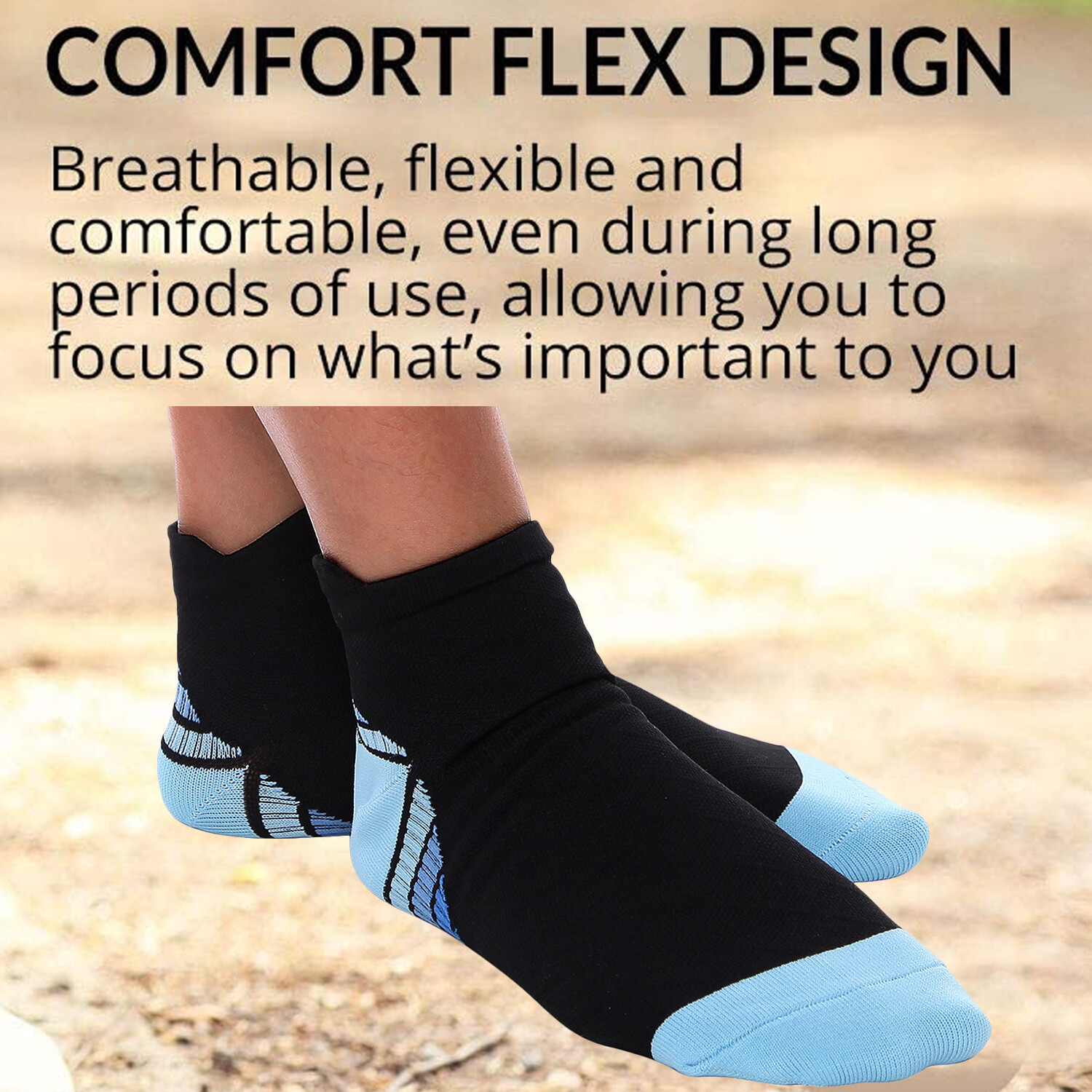 COPPER Compression Socks Arch Ankle Running Support Plantar Fasciitis Swelling