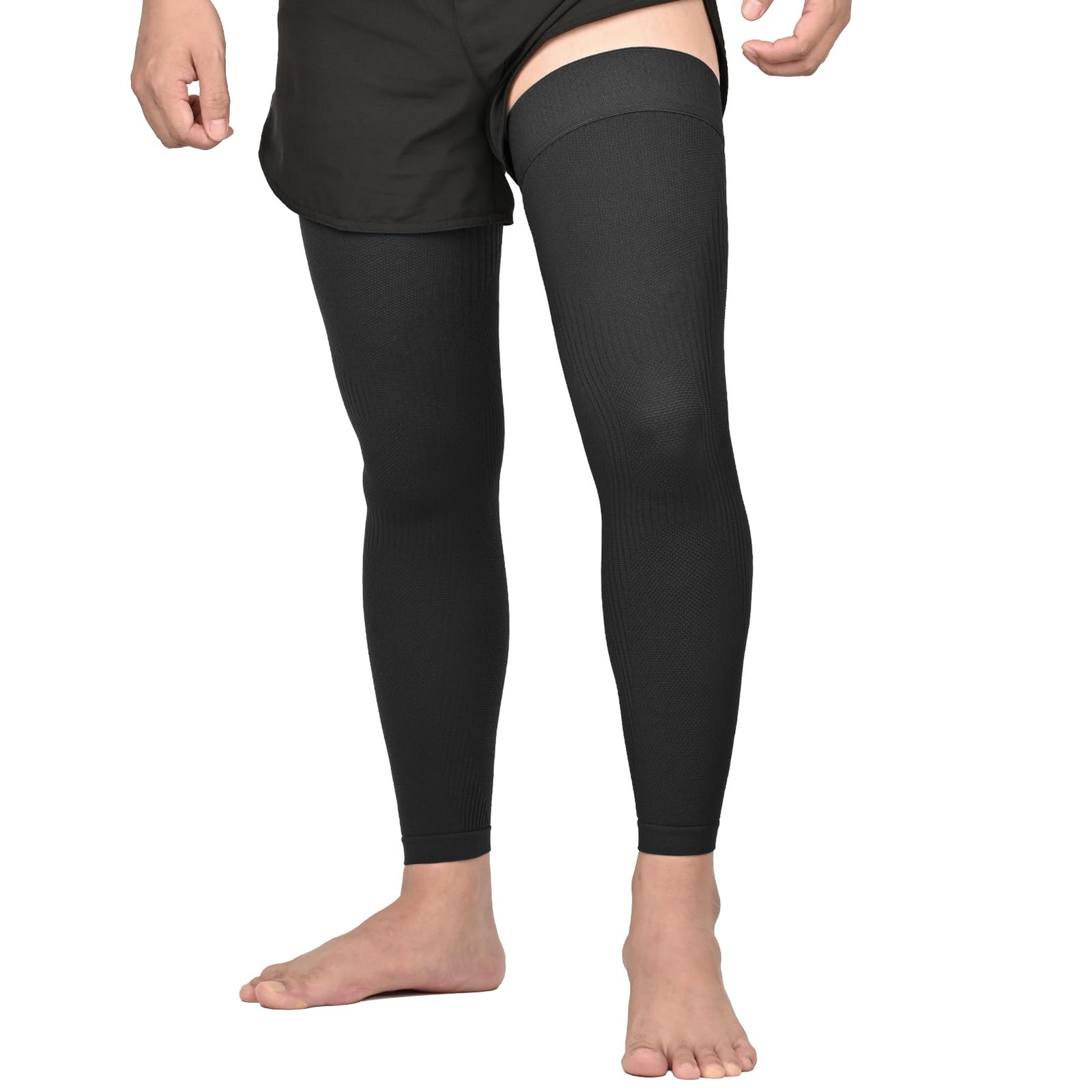 Full Leg Compression Sleeves, Unisex, Thigh High Compression Stocking 20-30mm…