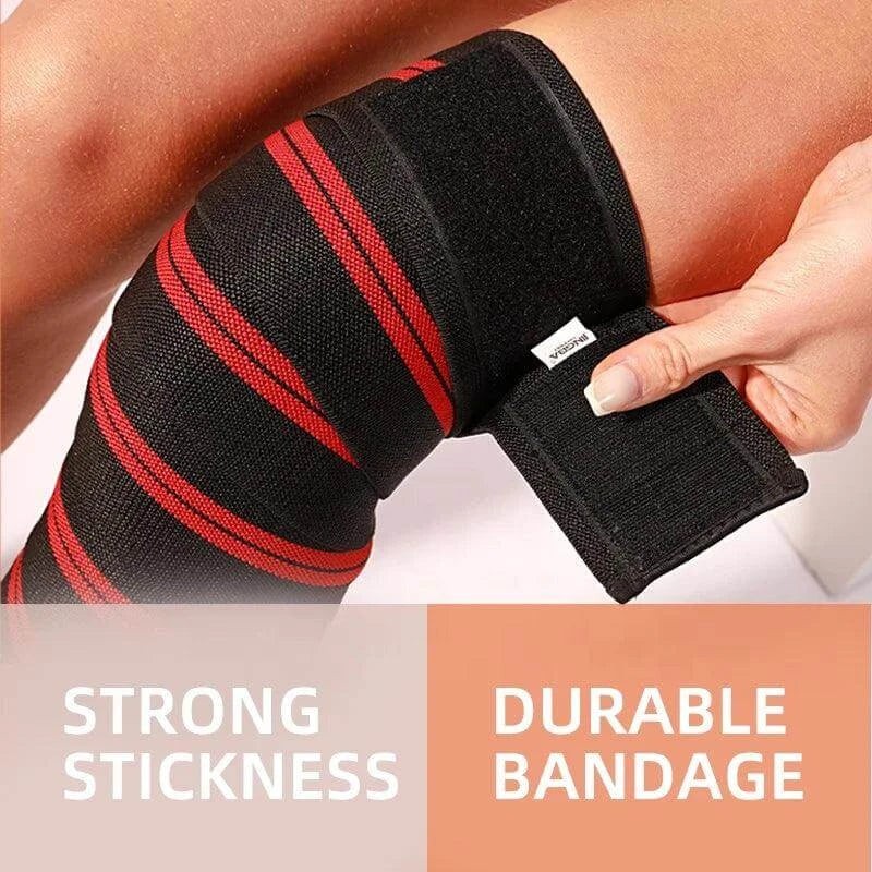 Elastic Knee and Elbow Support For Weightlifting Power lifting Fitness Gym Worko