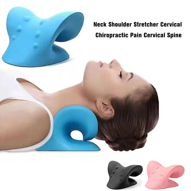 Neck Shoulder Stretcher Pain releaser Cervical Traction Device Pillow For Pain