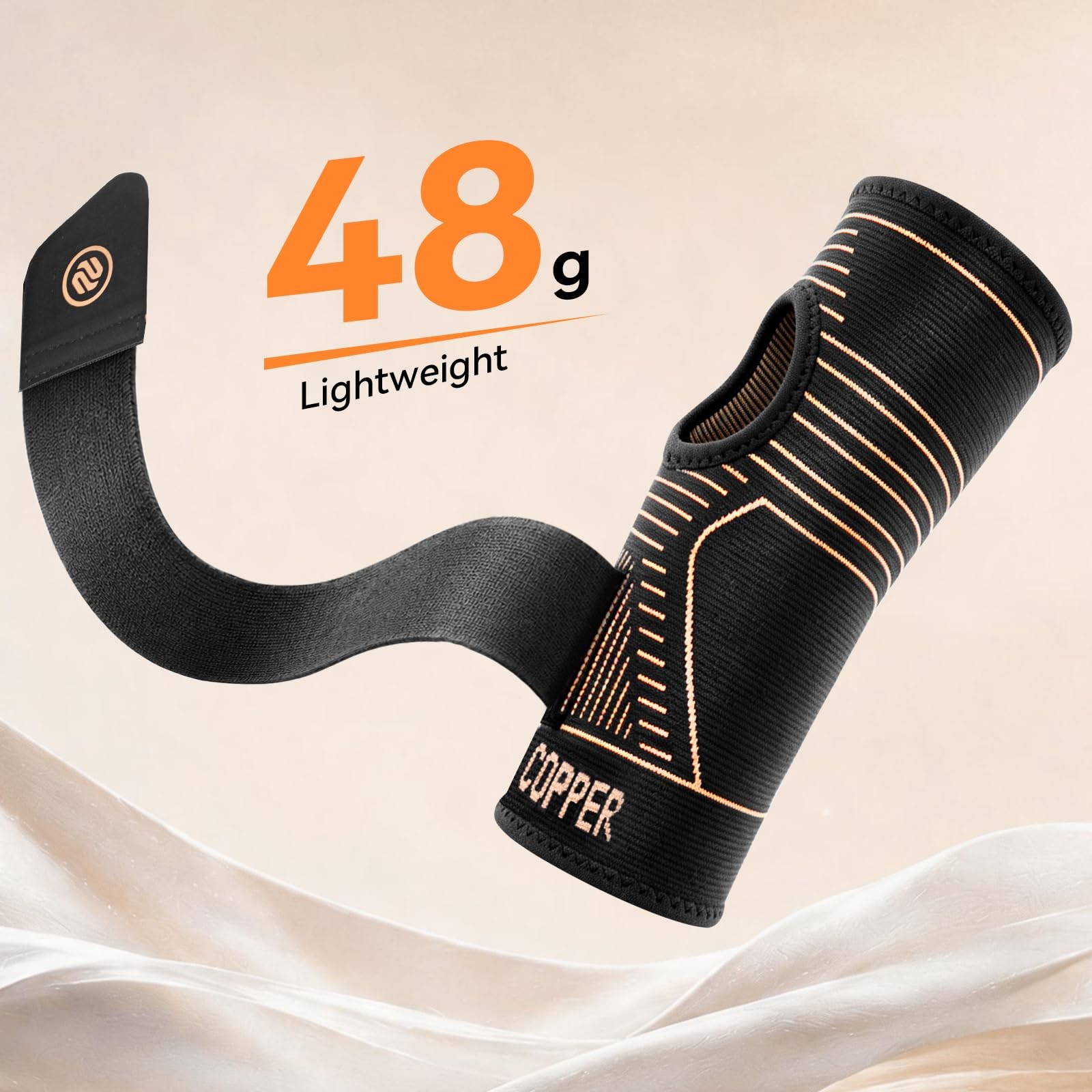 SOLOEVER Wrist Compression Sleeve Black-XXL