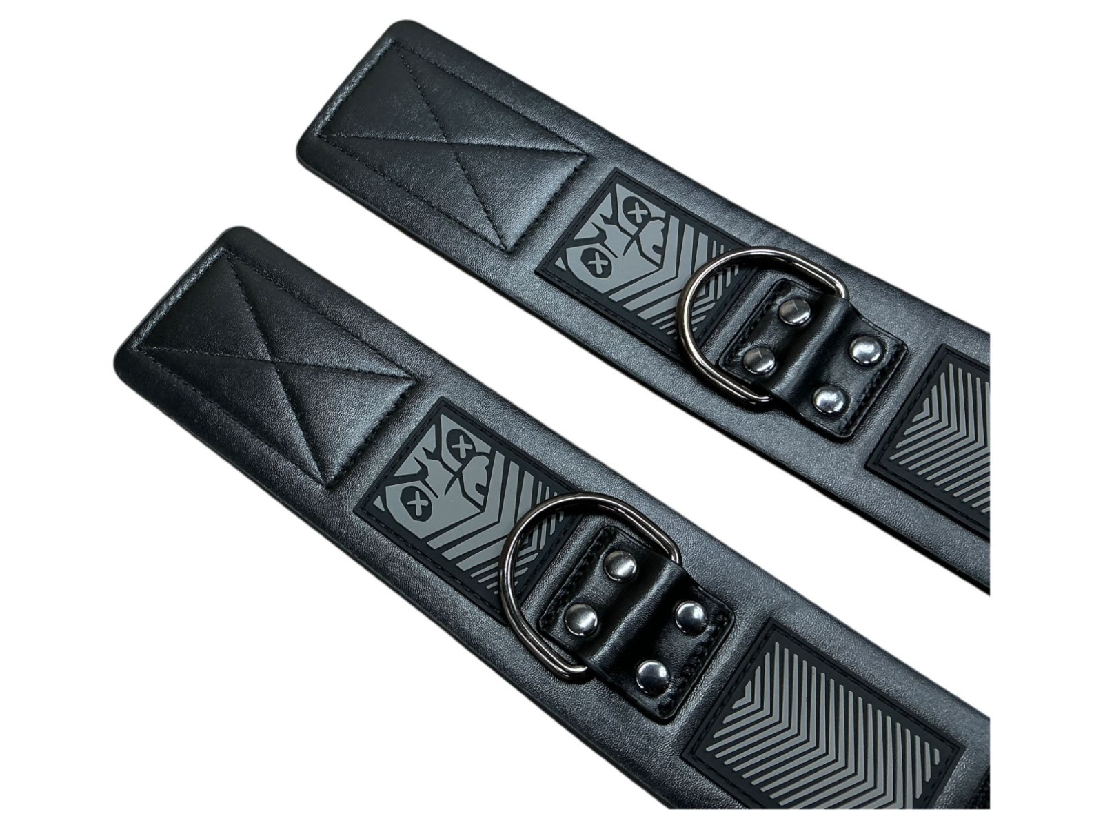 Neo Ankle Restraint Black Padded Tactical Strap Set of 2