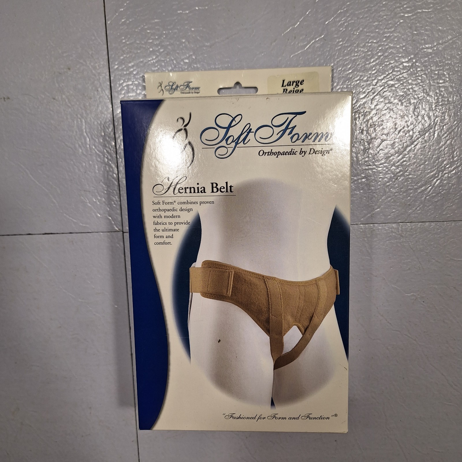 FLA Orthopedics Soft Form Hernia Belt For Men Beige Size Large New In Box