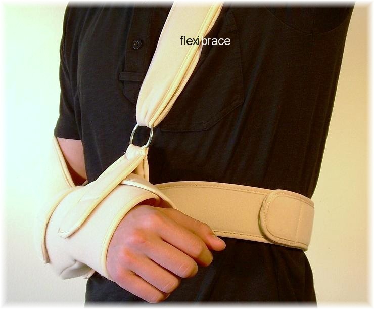 Arm Sling Shoulder Immobilizer Padded Support Brace Universal New by Flexibrace
