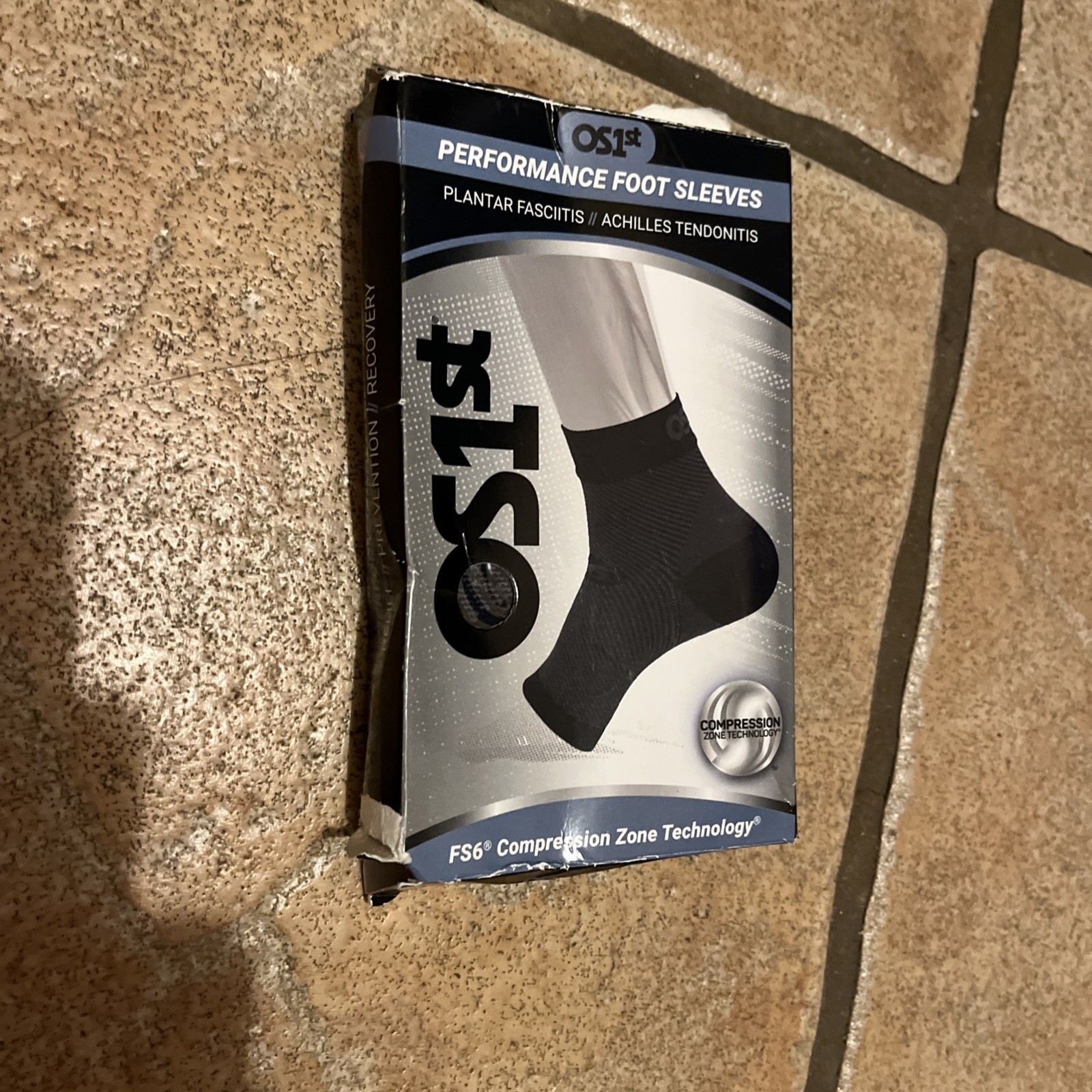 FS6 Plantar Fasciitis Foot Sleeves 1 Pair Heel Arch Pain Relief Support Sock
