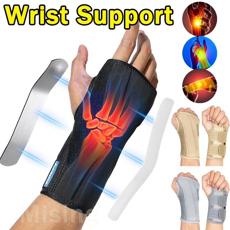 Wrist Support Brace Splint Carpal Tunnel Hand Sprain Arthritis Pain Relief Wrap