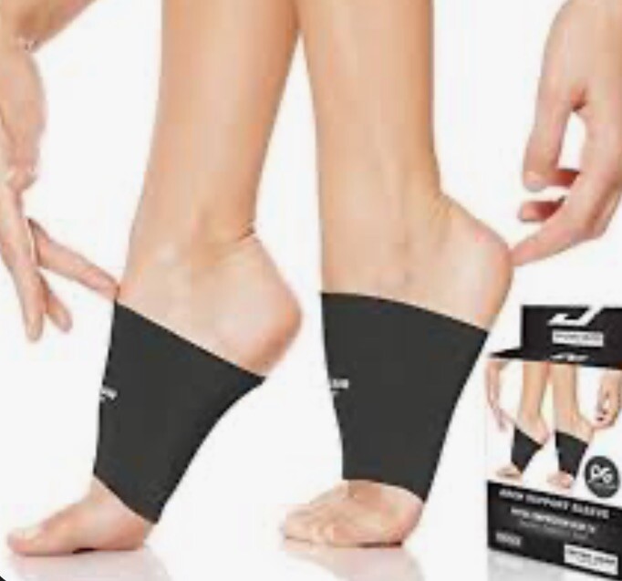 Physix Compression Gear Sport Arch Support Sleeve Plantar Fasciitis Unisex S NIB