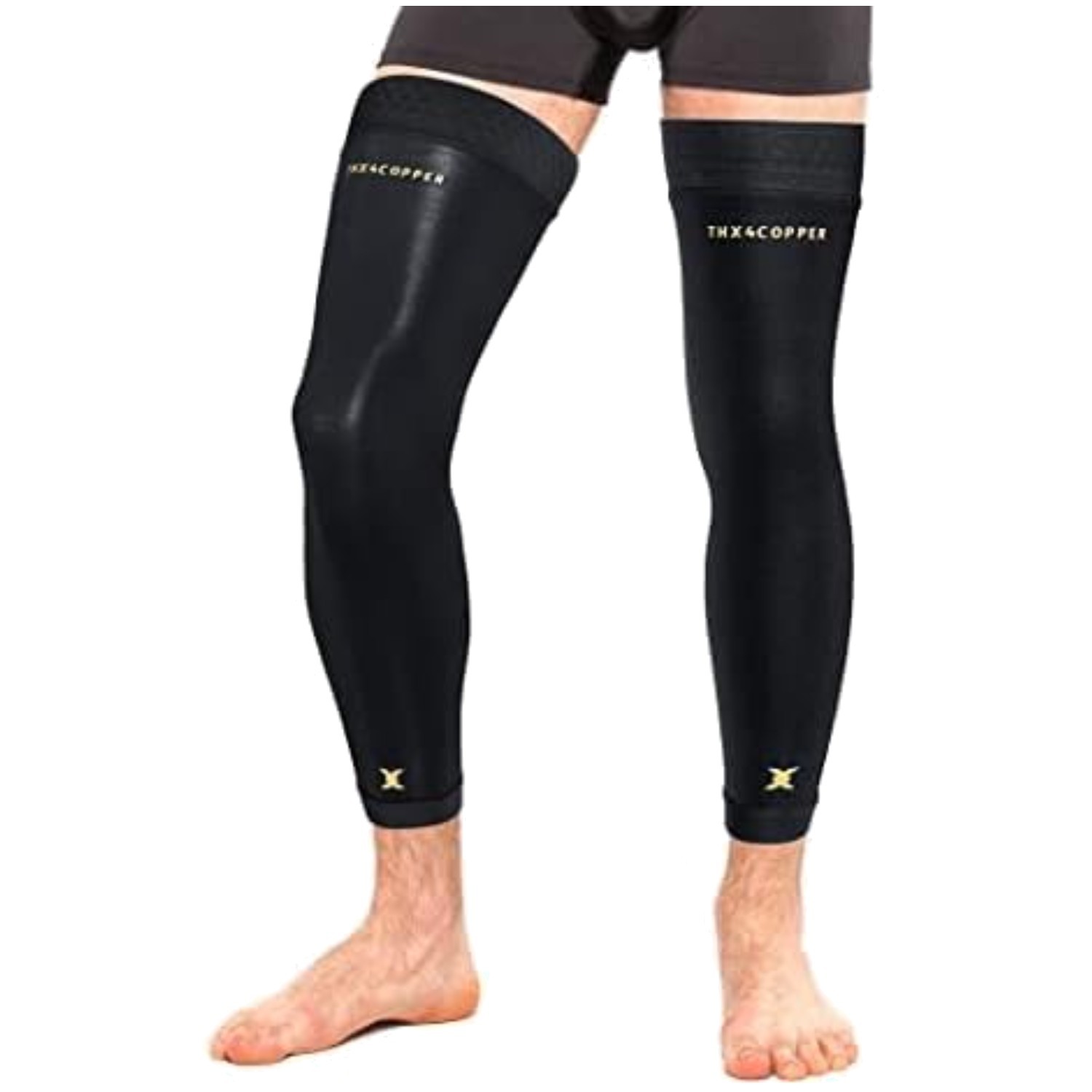 Copper Infused Full Leg Compression Sleeves