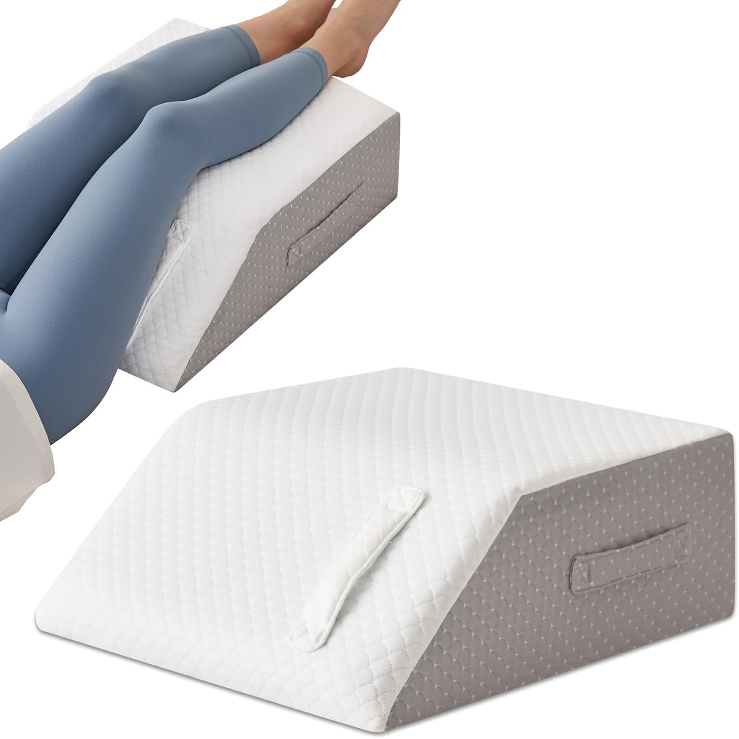 MEGCXIT Leg Pillow Elevation Blood Circulation, Leg Wedge for Elevation for Swel