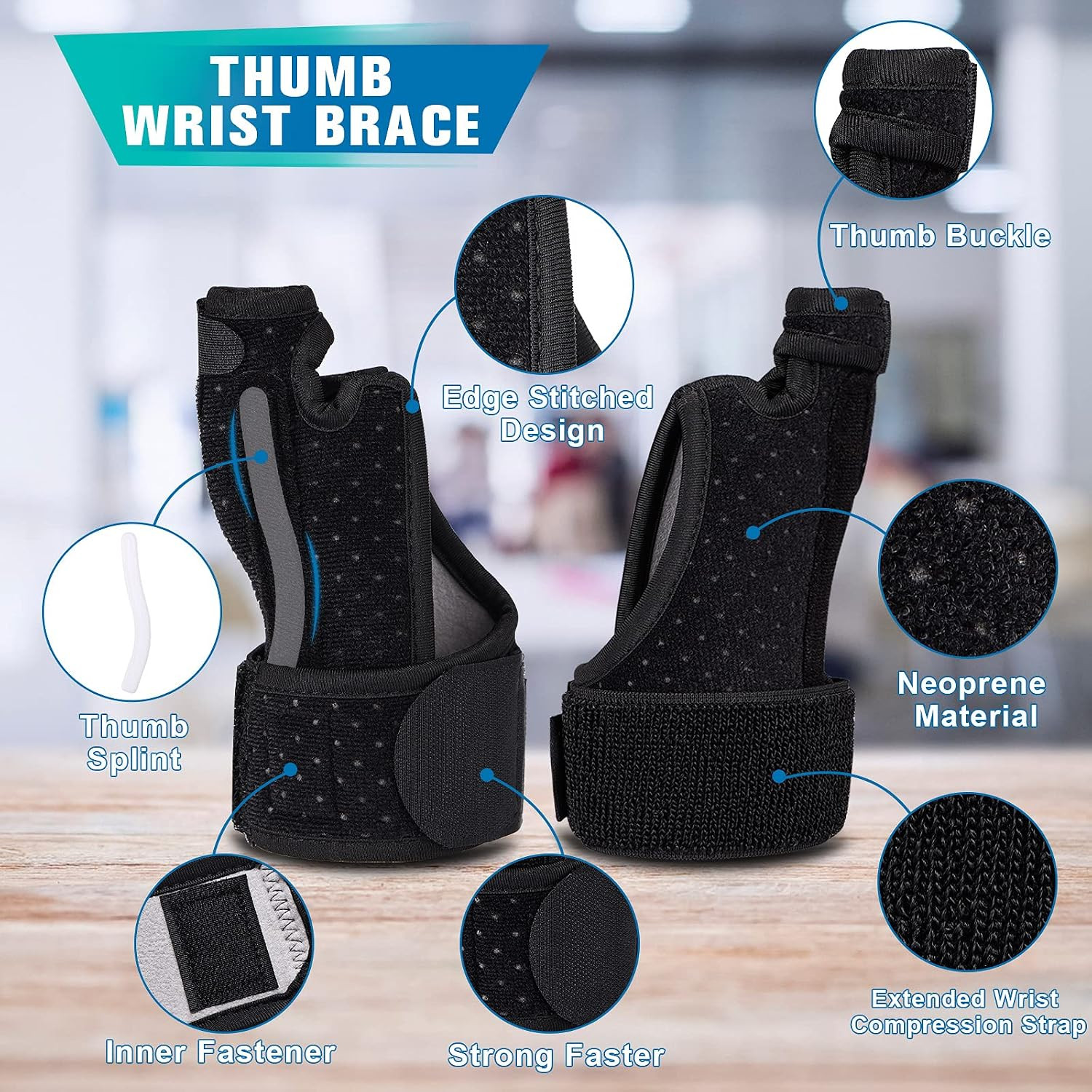 Thumb Splint for Right and Left Hand, Reversible Thumb Brace Trigger Thumb | …