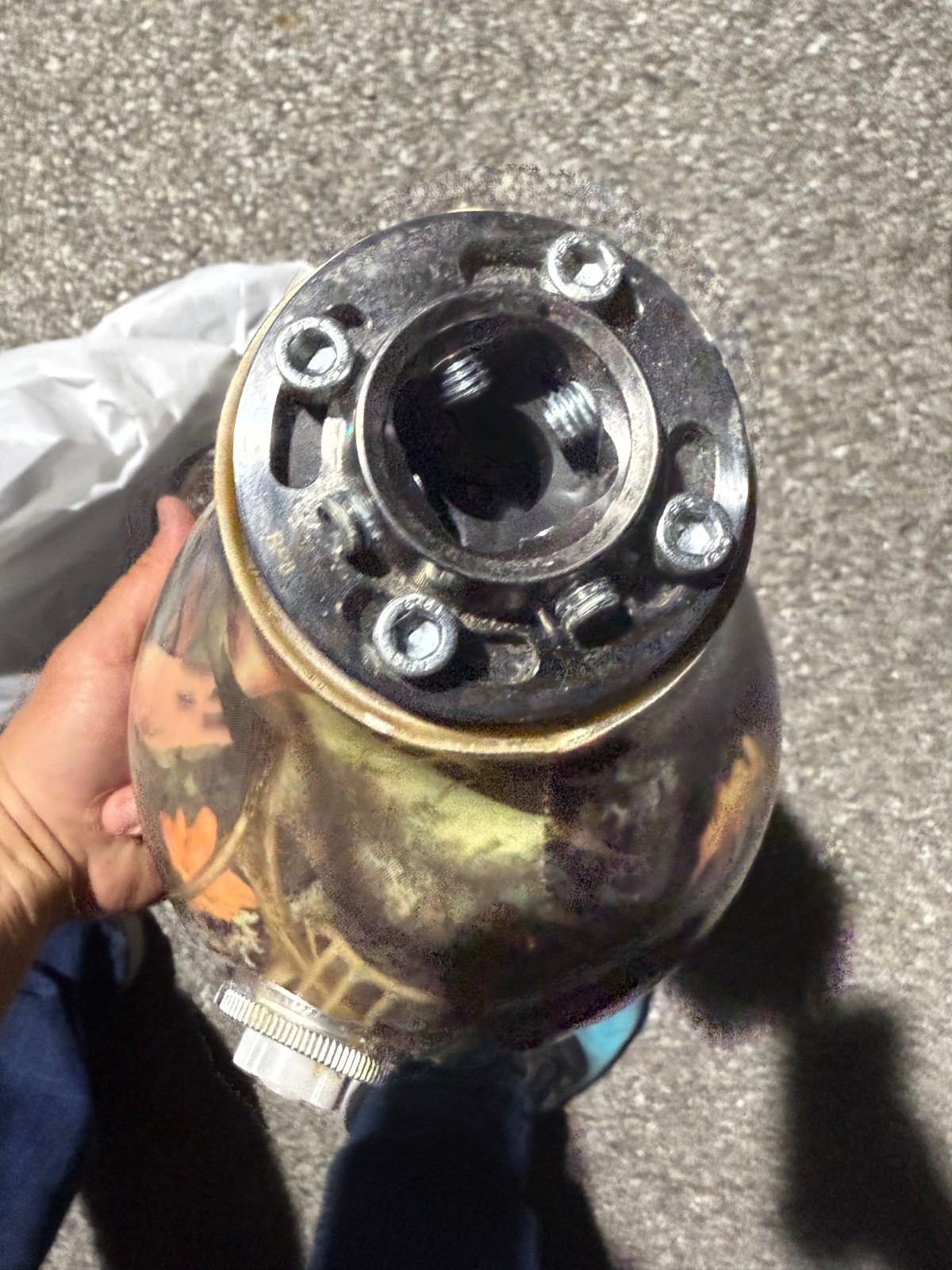 Camo Prosthetic Socket w/ Lyn Valve + 2 Össur Iceross Liners – Display Only