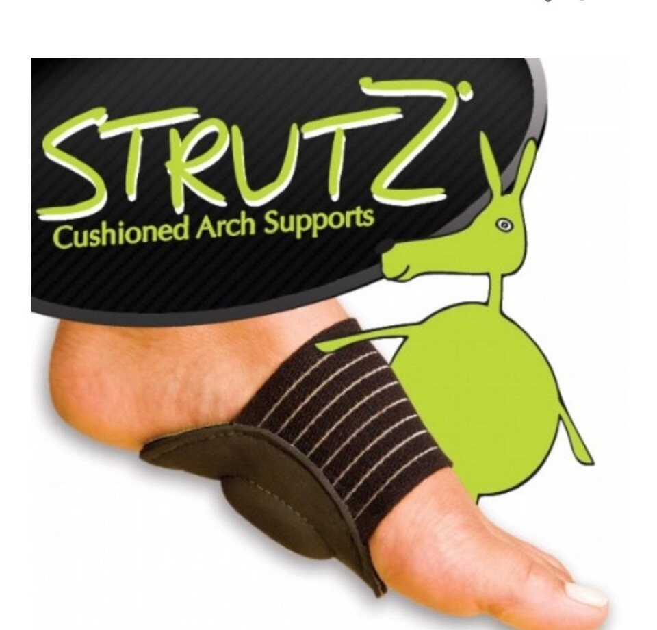 Strutz Cushioned Arch Support All-Day Reflief For Achy Feet & Plantar Fasciitis