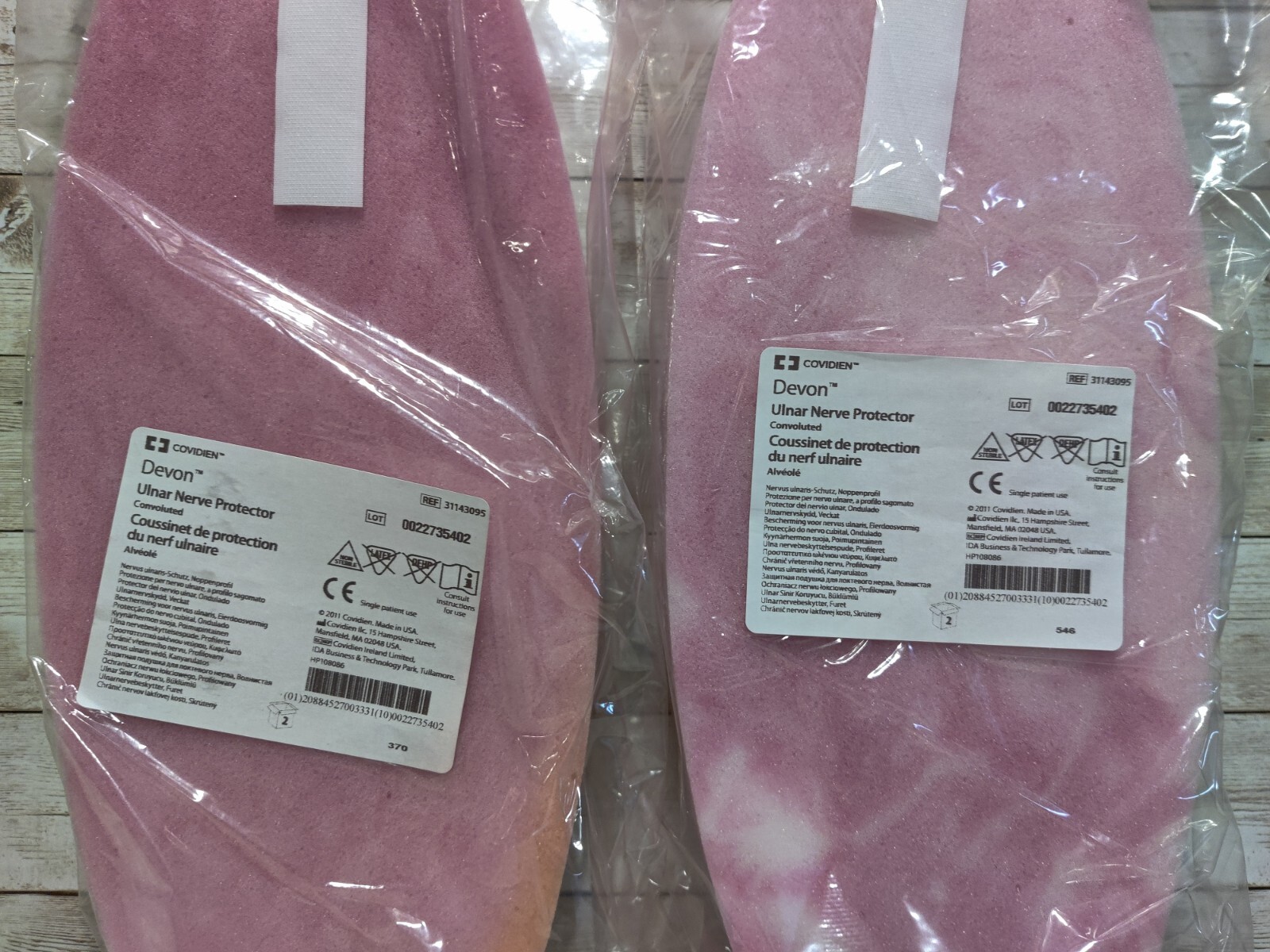 ULNAR NERVE PROTECTOR’S – Covidien 31143095, Latex-free, 2 Pair, NEW in Package