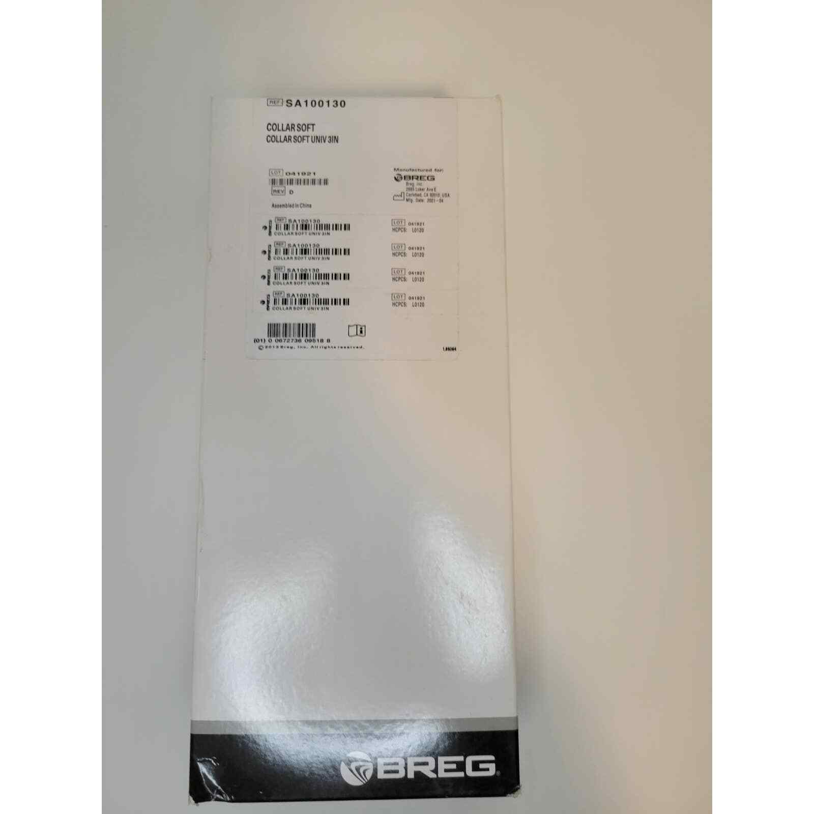 NIB Universal 3 Inch Cervical Soft Collar SA100130