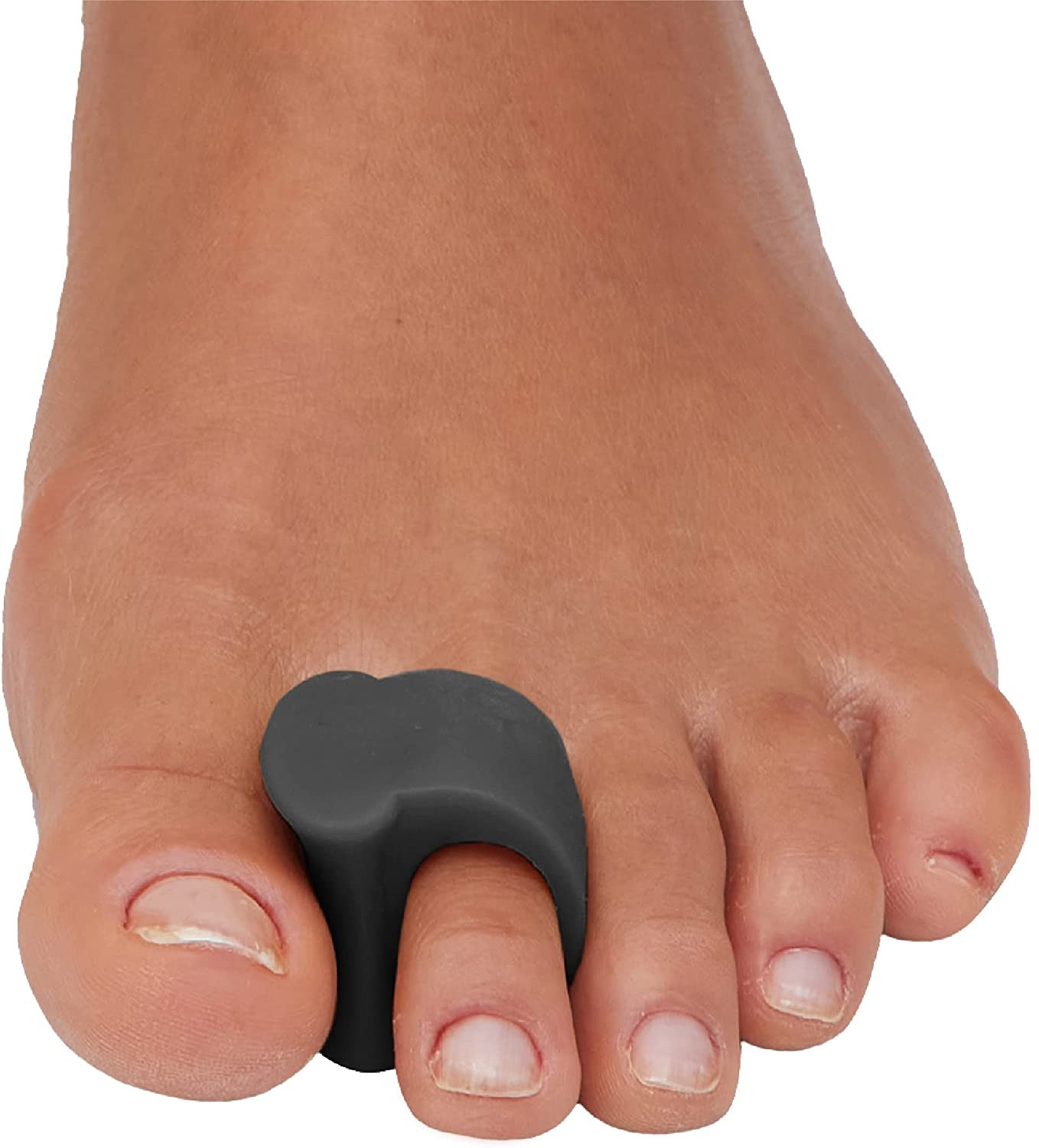 Gel Toe Separators for Overlapping Toes Bunions Big Toe Alignment Spacer 4 Pack