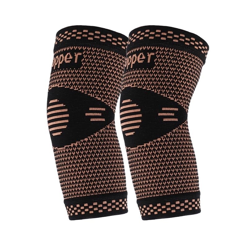 Copper Elbow Brace Compression Support Sleeve Arthritis Pain Relief Tendonitis
