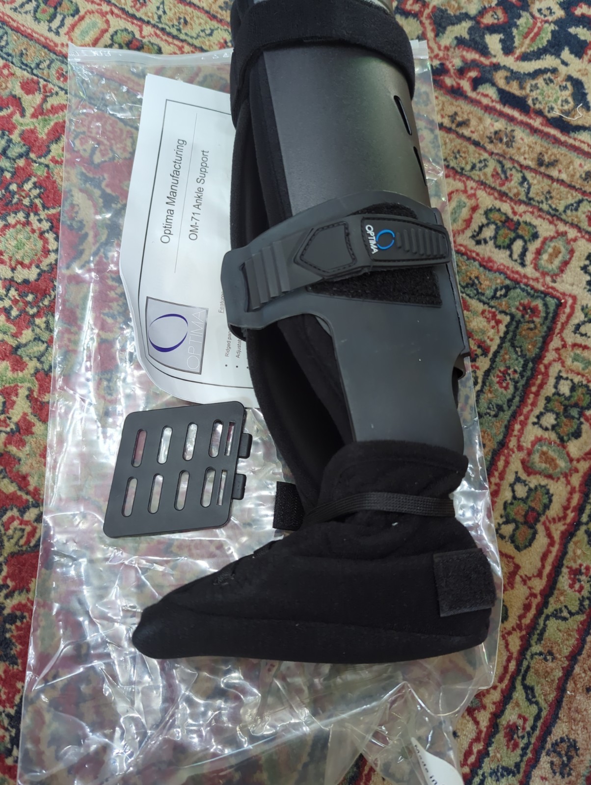 Optima • OM-71 | Right Ankle Support Relief Brace | MEDIUM | NEW |