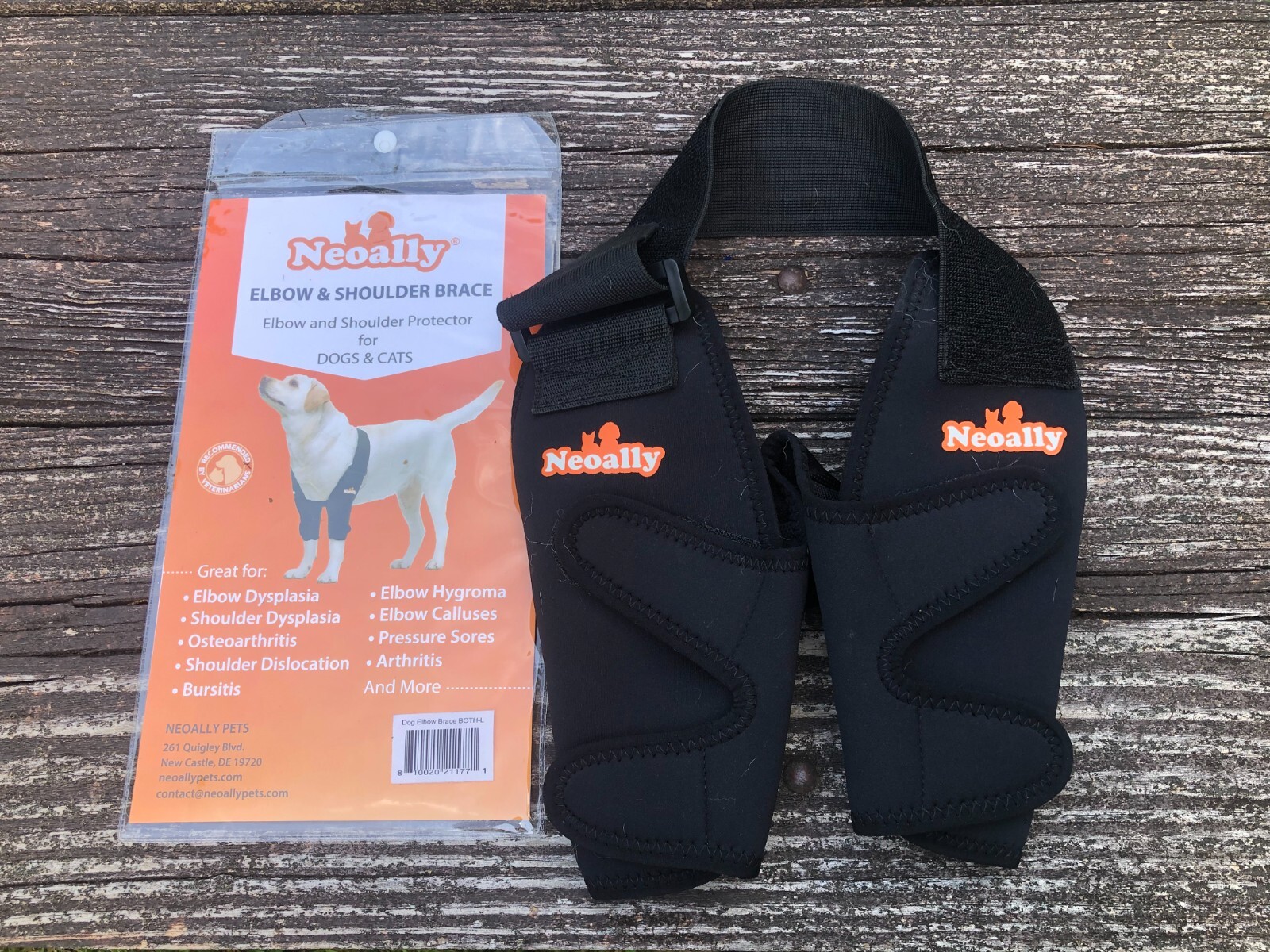 Neoally Dog Elbow and Shoulder Protector Brace Right and Left – Large