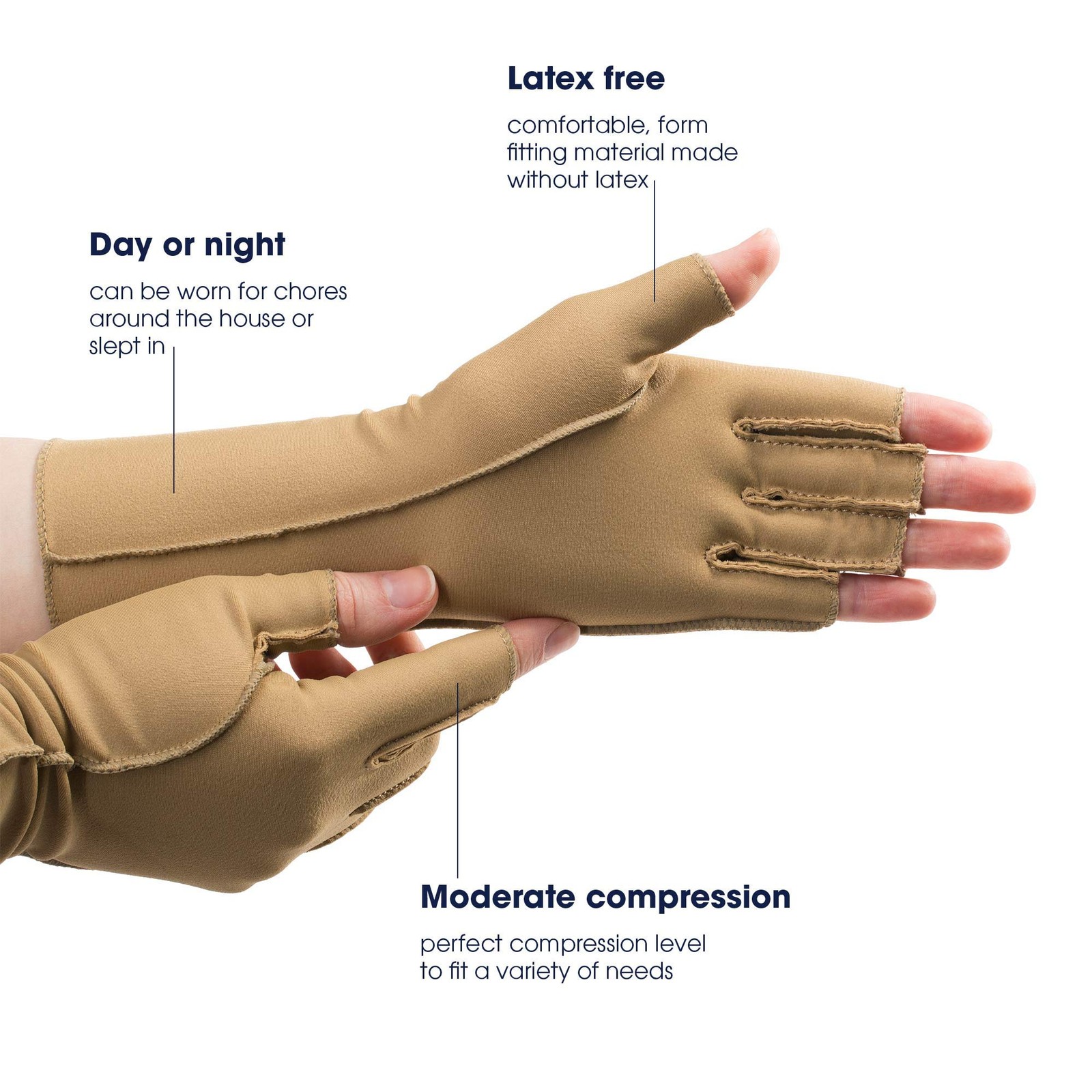 isotoner Women & Men Arthritis Compression Rheumatoid Pain Relief Gloves for