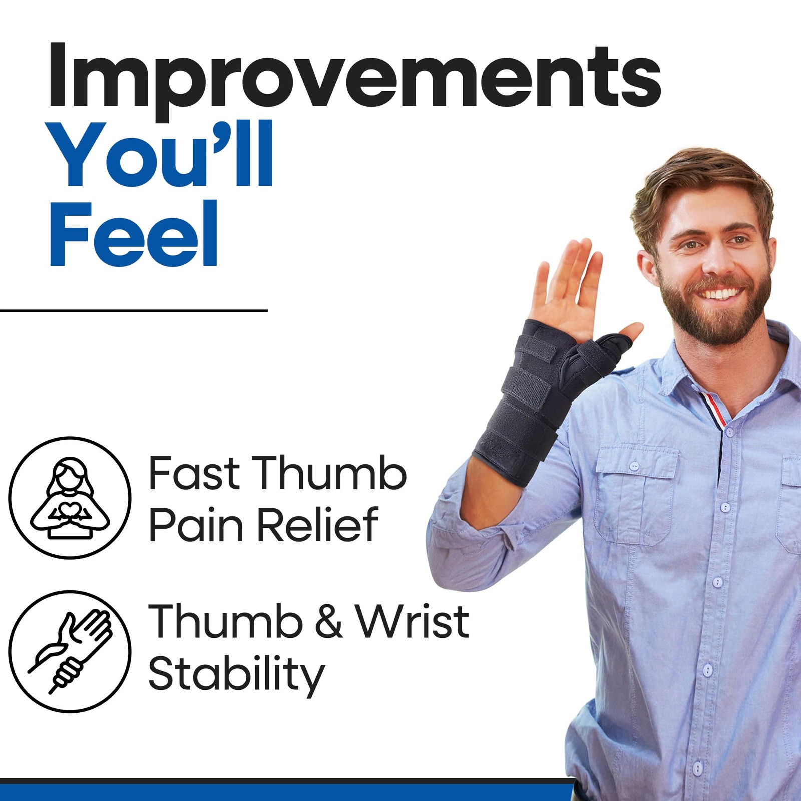 Thumb Spica Splint & Wrist Brace | Both a Wrist Splint & Trigger Thumb Brace …
