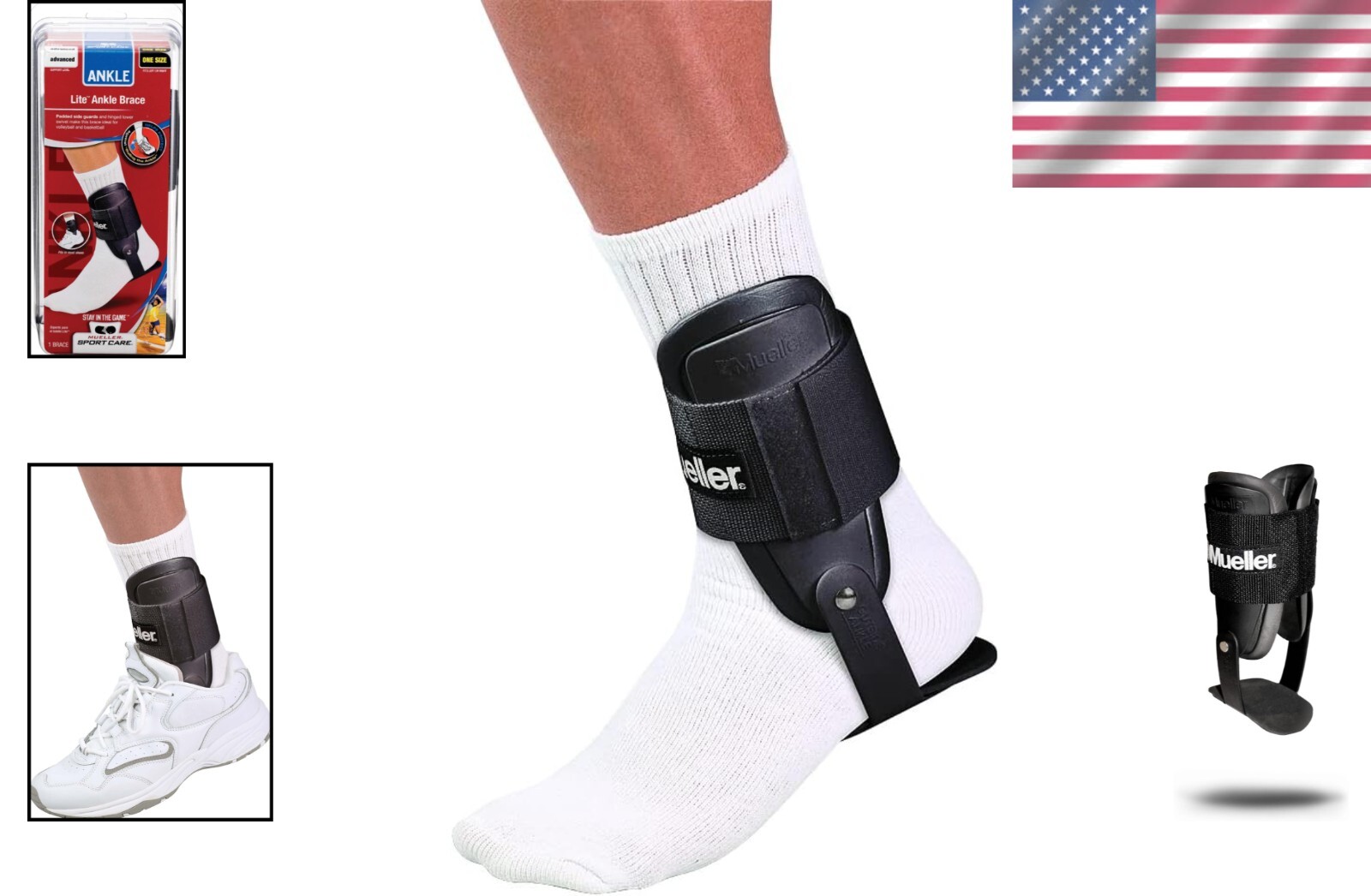 Lightweight Hinged Ankle Brace – Superior Support for Basketball & More