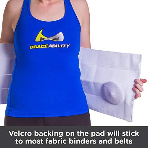 Hernia Belt Replacement Pad | Silicone Pad with Soft Fabric Cover Attaches to…