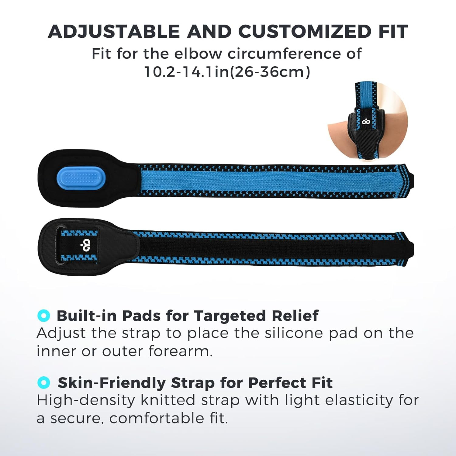 Tennis Elbow Brace for Men Women for Tendonitis,Tennis Elbow Strap with Gel P…
