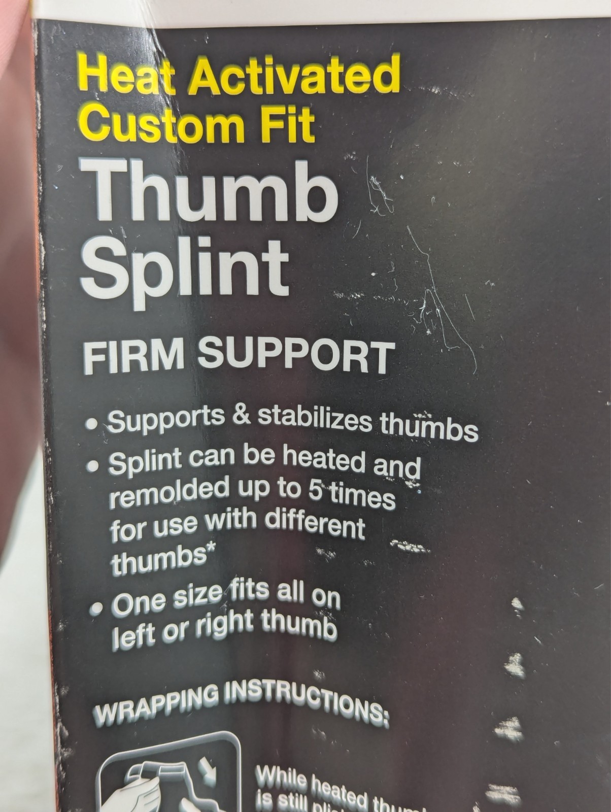 CVS Health – One Size Fits all – Firm Support Thumb Splint – 2 Pack