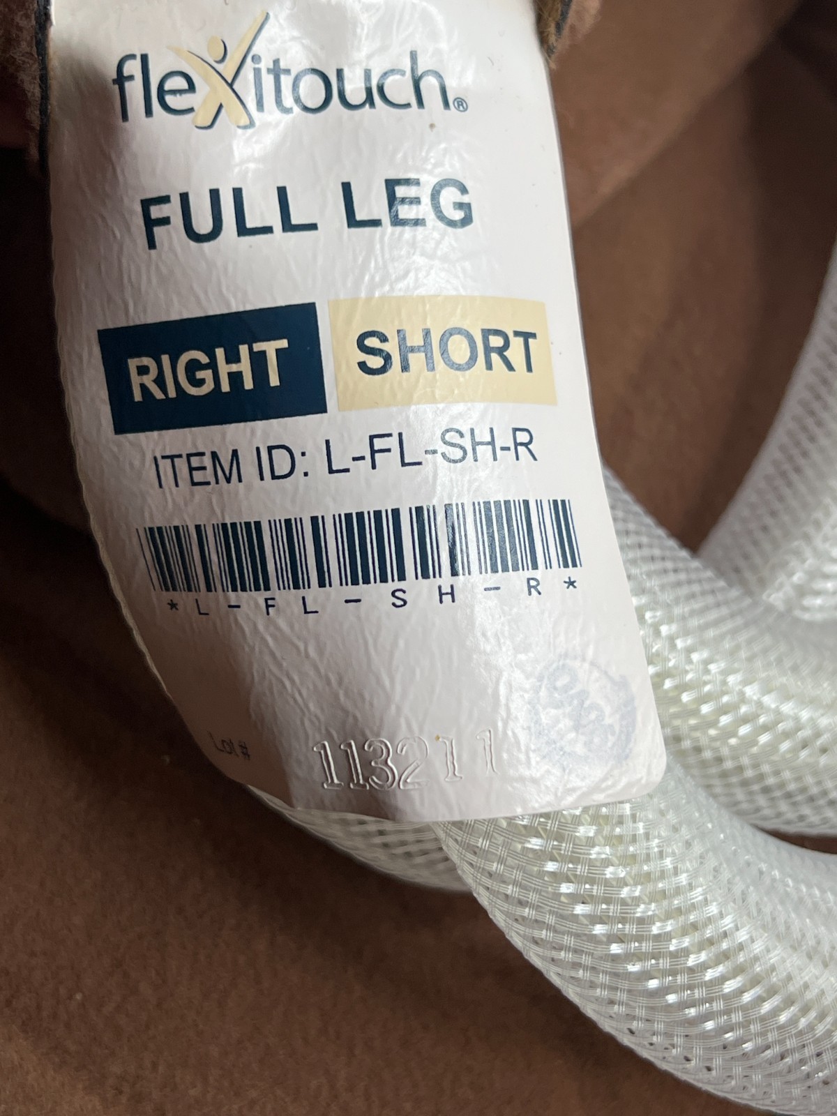 Tactile Medical Flexitouch Full Leg Short Right L-FL-SH-R Compression Garment Br
