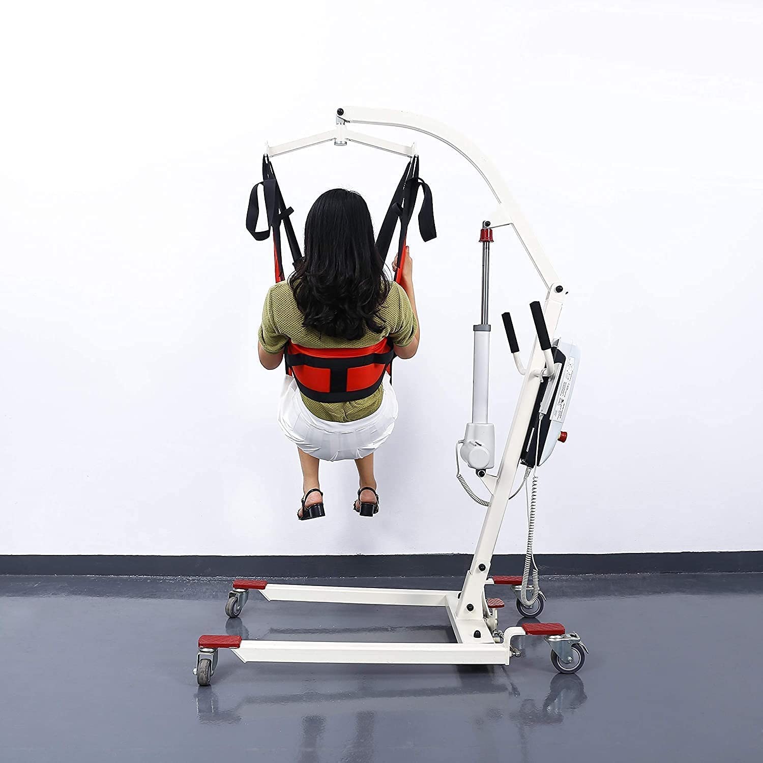 Lift Sling, Medical Patient Lift Slings with Commode Cutout, Four Point Support
