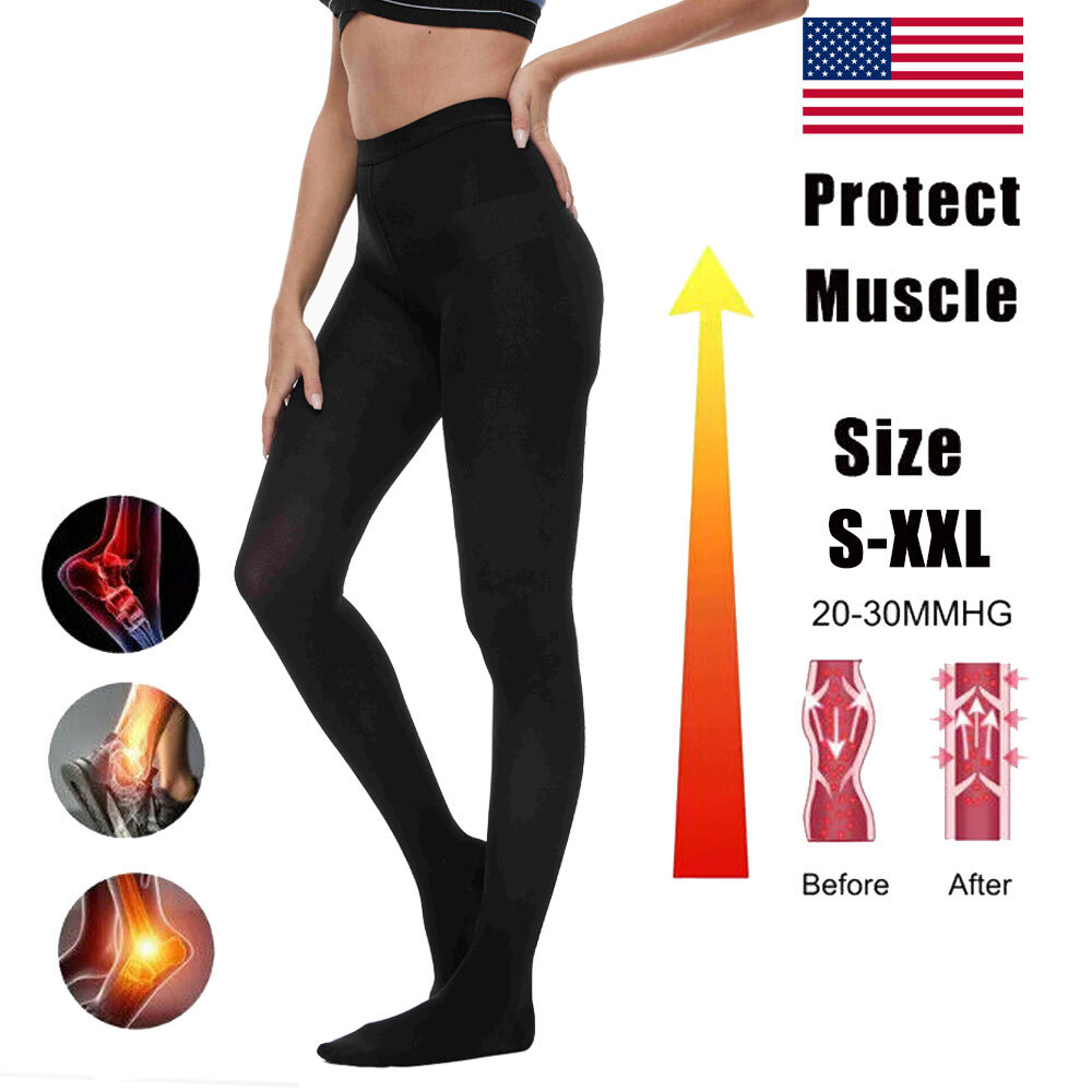 30-40 mmgh Compression Pantyhose Support For Women Men Medical Stocking Varicose