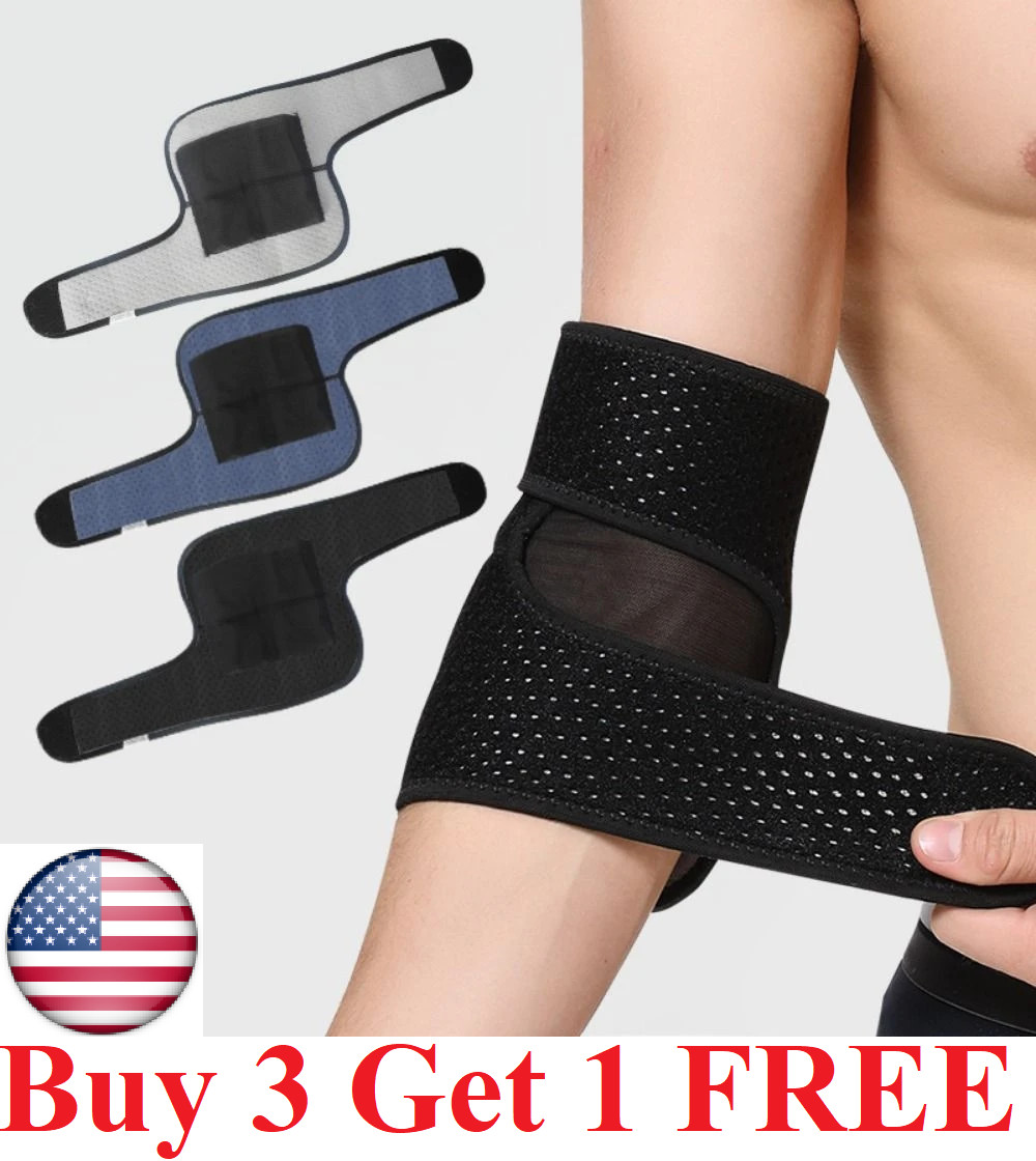 Tennis Elbow Brace Support Sleeve Arthritis Tendonitis Arm Joint Pain Band Wrap.