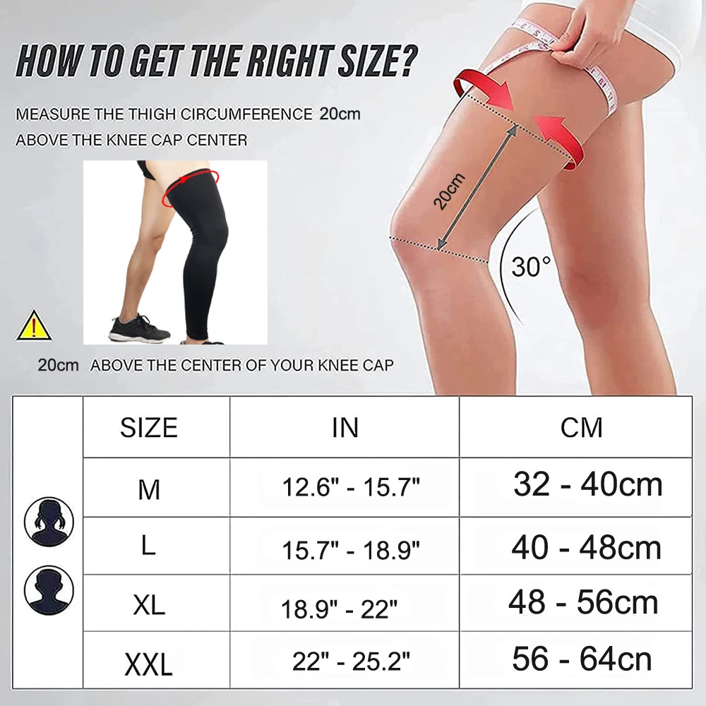 1 PCS Sports Knee Support Protector Brace Strap, Breathable ANTI-UV Outdoor Cycl