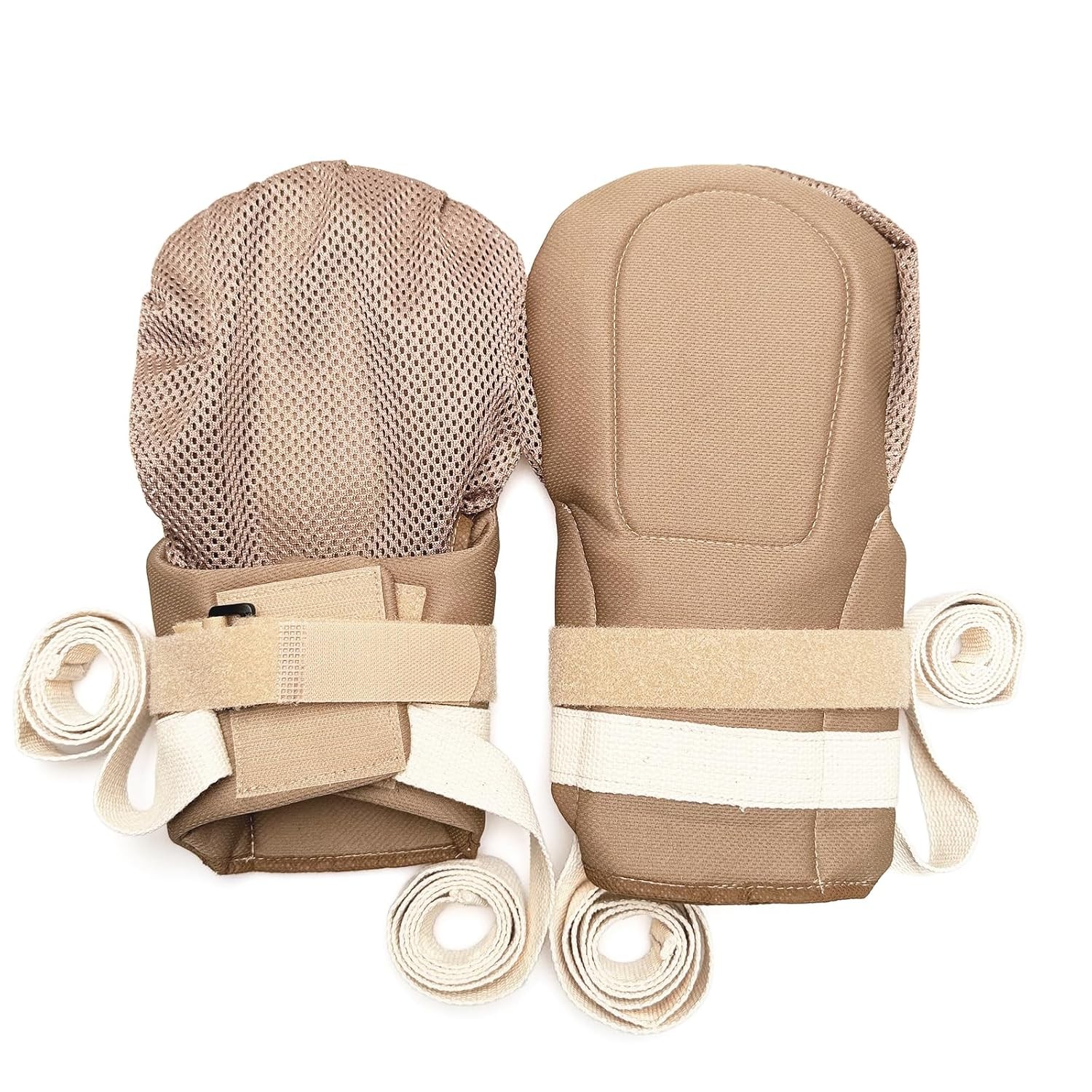 Dementia Patient Protective Anti Scratch Gloves 2PCS Restraint Mitts for