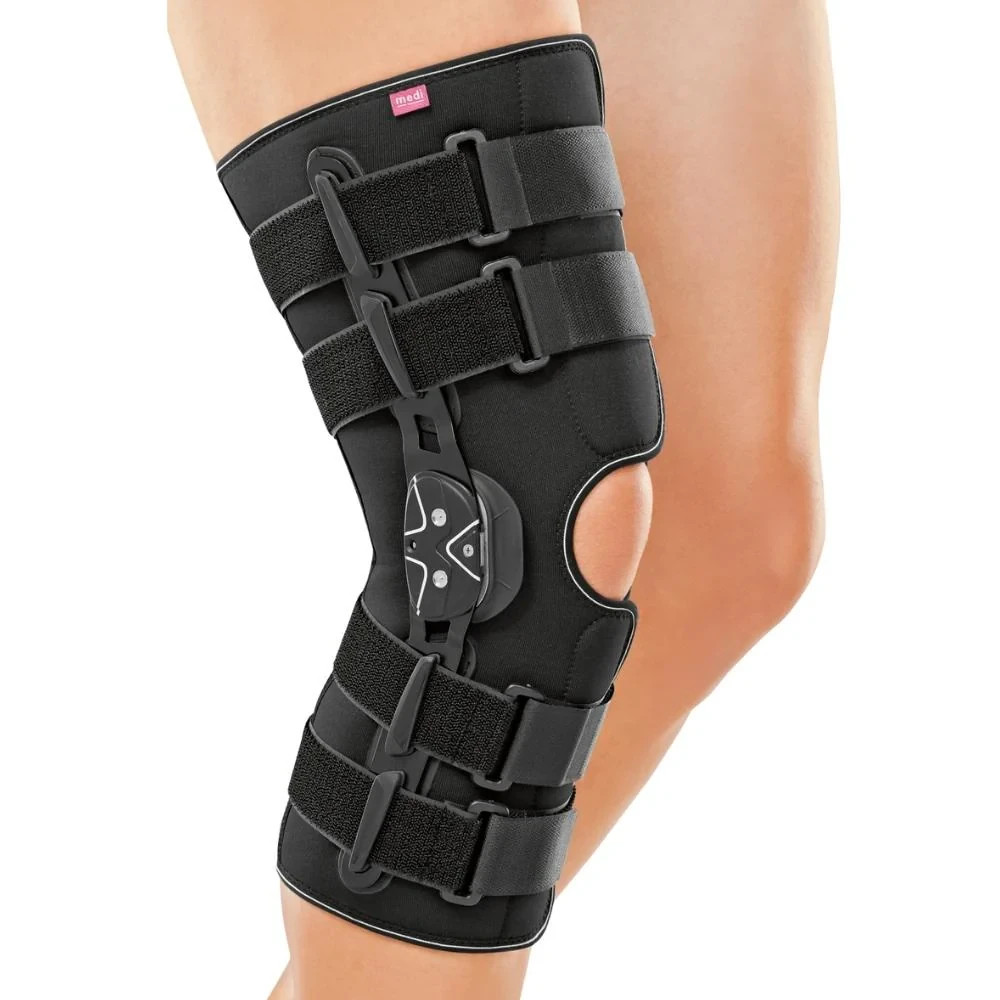 Medi Protect.Co Knee Brace 4-Strap Long Side Bars for Superior Stabilization