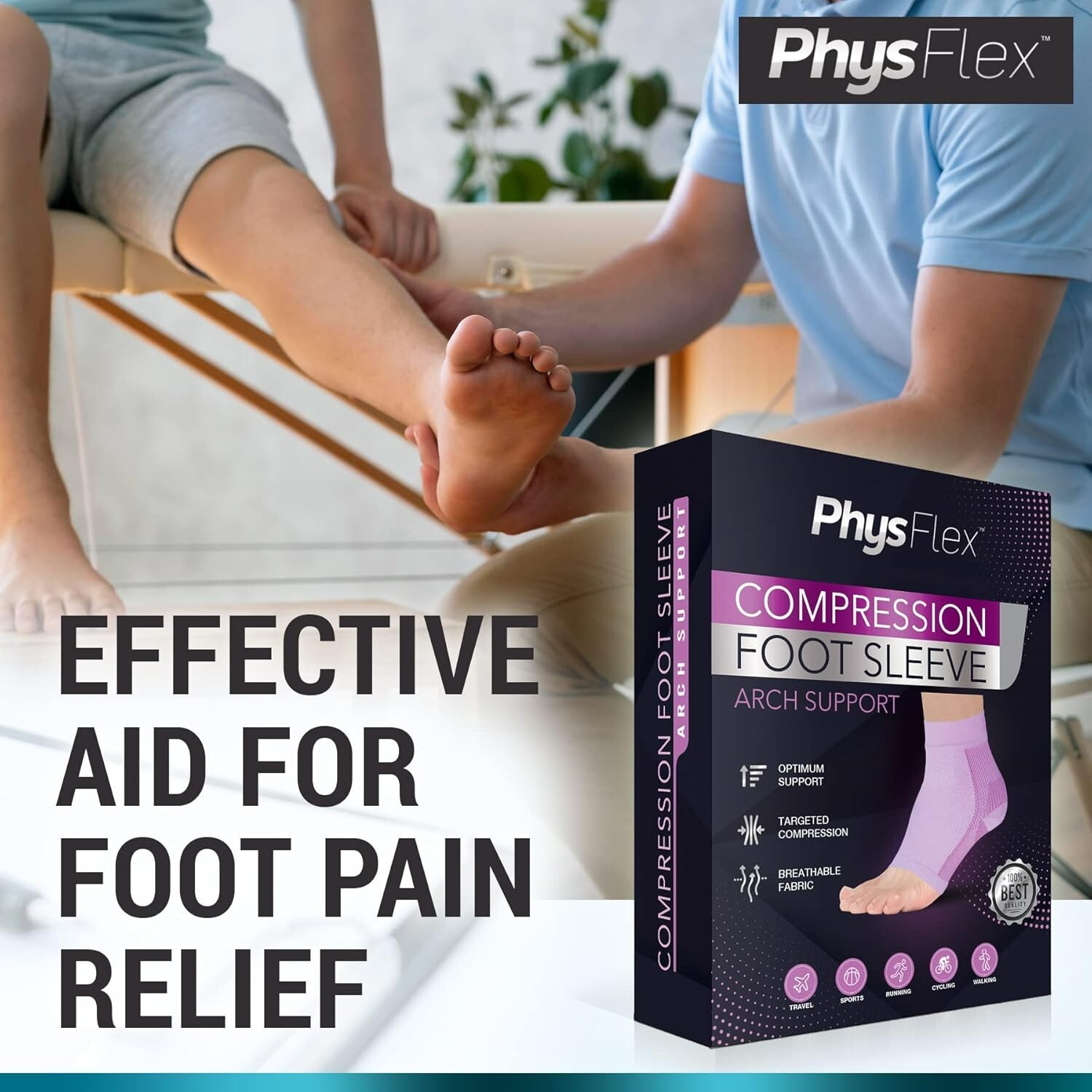 Calcetines de compresión para fascitis plantar para hombres y mujeres