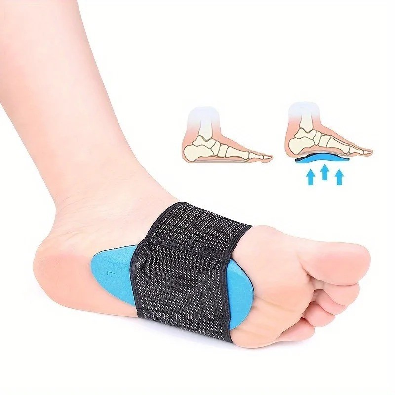 PAIR FOOT ARCH SUPPORT FLAT FEET FALLEN ARCH PLANTAR FASCIITIS INSOLE HEEL PAIN