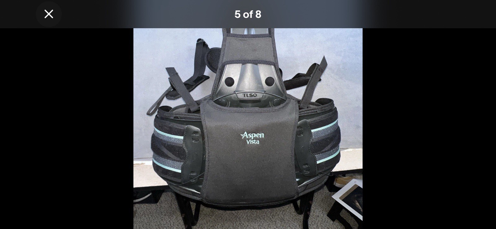 Aspen Vista 464 TLSO Lower Spine Lumbar Back Brace One Size Adjustable