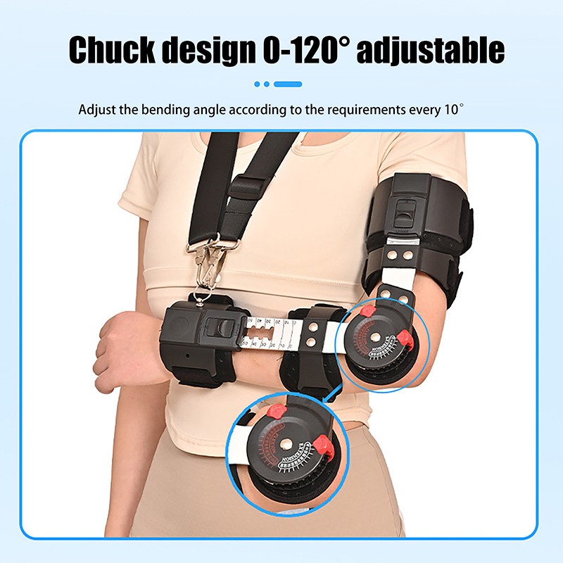 Elbow Joint Fixation Brace Hinged Shoulder Arm Sling For Arm Braces Support