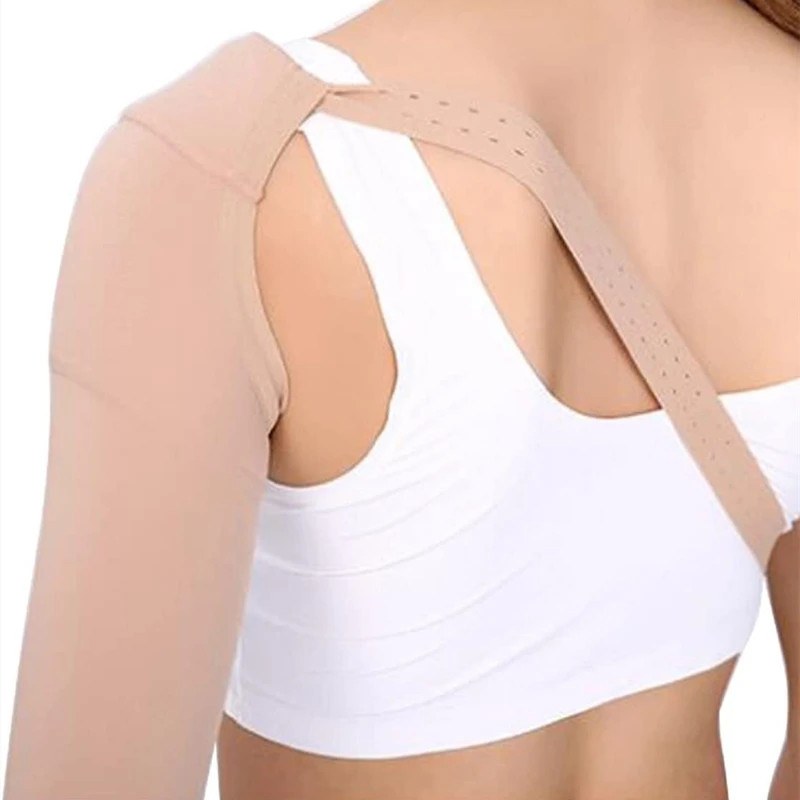 Post Mastectomy Compression Arm Sleeve Anti Swelling Elbow Palm Support Lymphede
