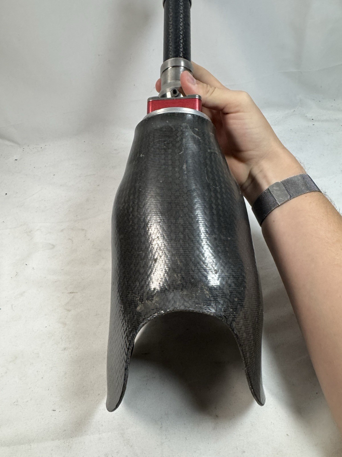 below-knee (transtibial) prosthetic leg