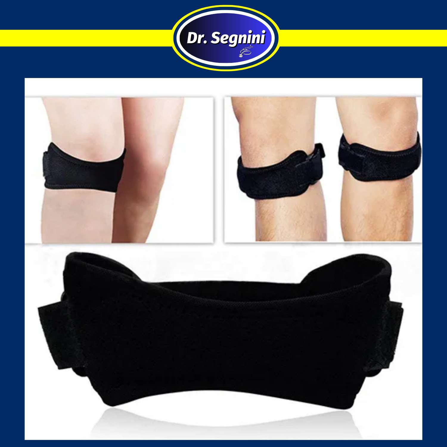 1 PAIR PATELLA KNEE SUPPORT STABILIZER STRAP BAND TENDON ARTHRITIS PAIN RELIEF✅⭐