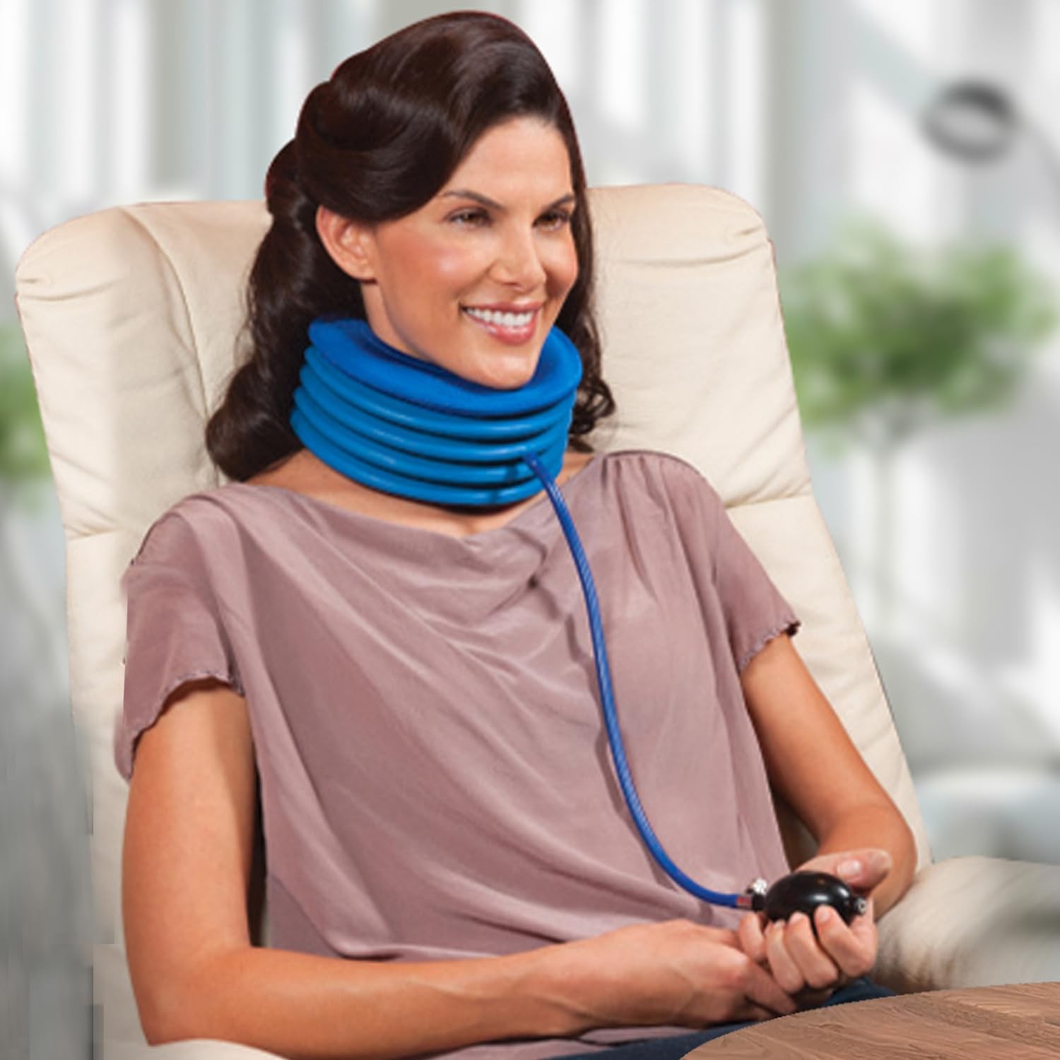 Portable Neck Traction – Large Cervical Distraction Device Neck Pain , Headac…