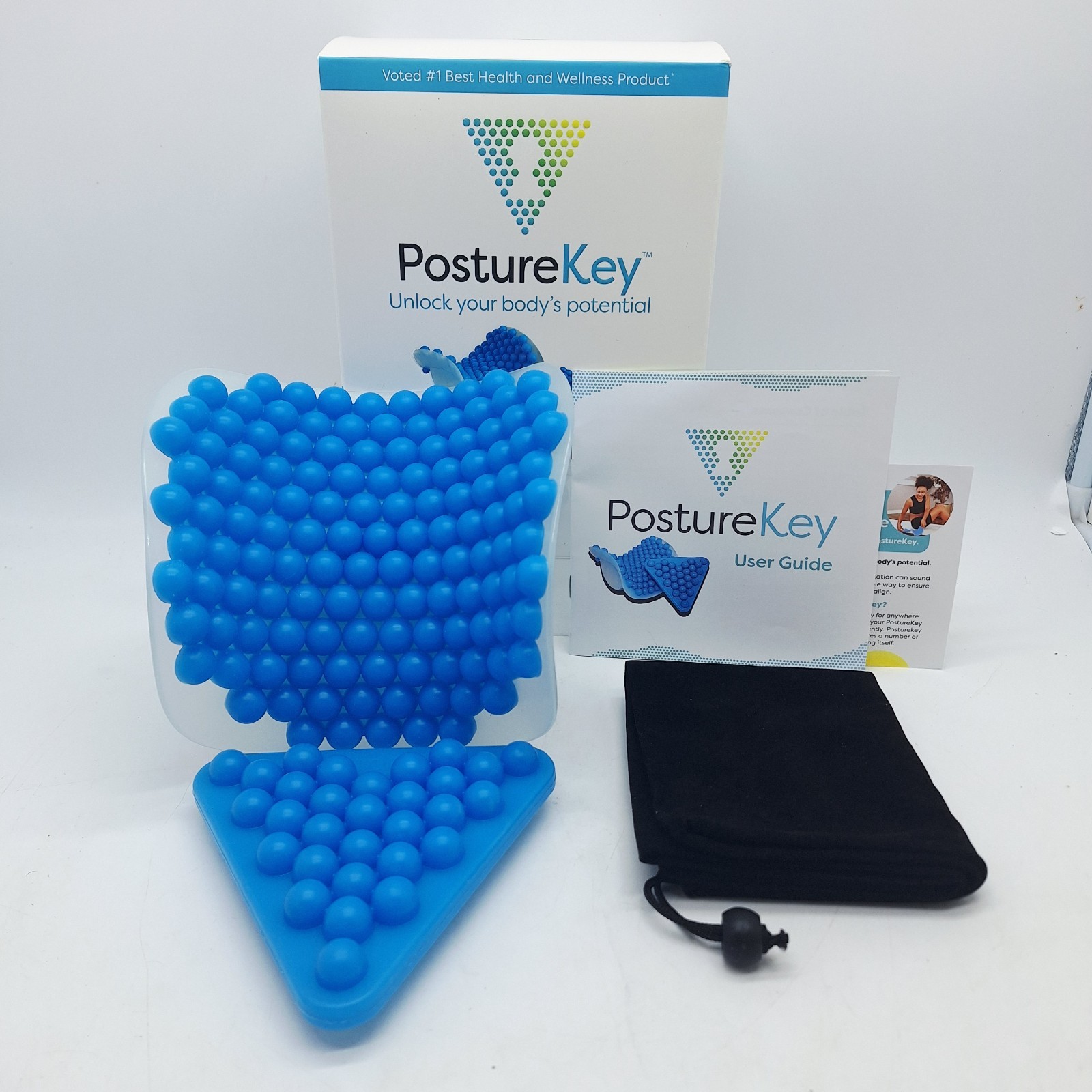 POSTURE KEY 2 Piece Set Lumbar Cervical Back Neck Posture Correction System