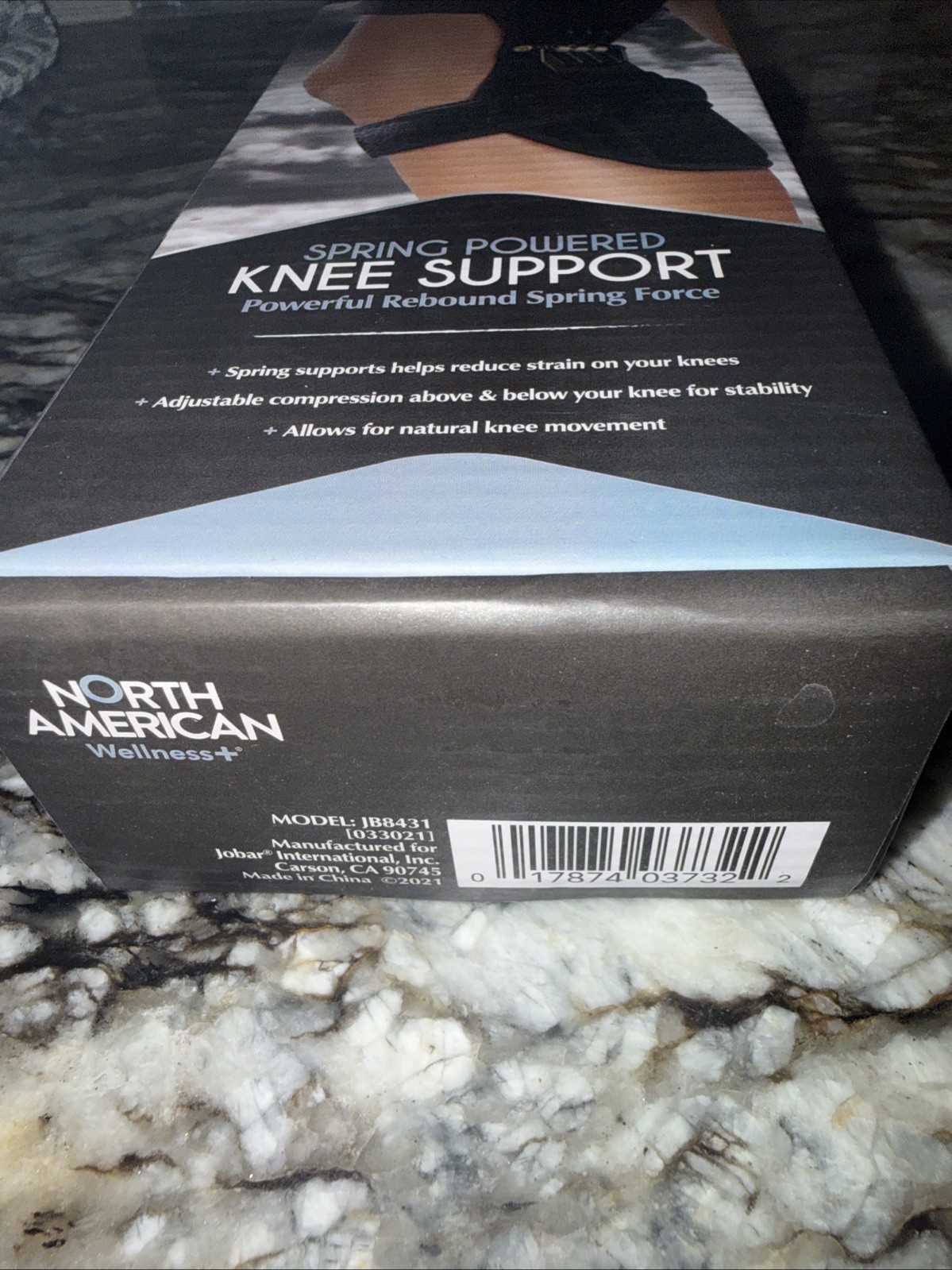 North American Wellness Spring Powered Knee Support – Model:JB8431