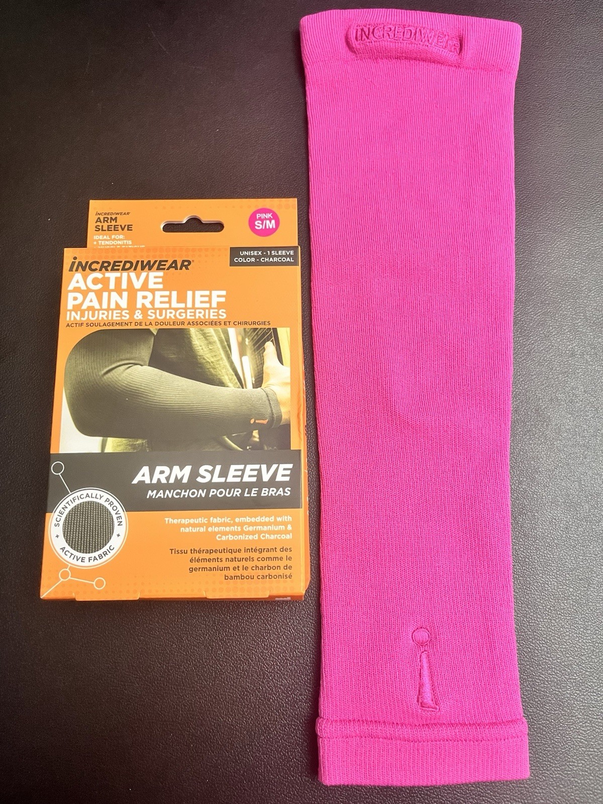 Incrediwear Arm Sleeve S/M Pink Compression Sleeve – Used Good Condition