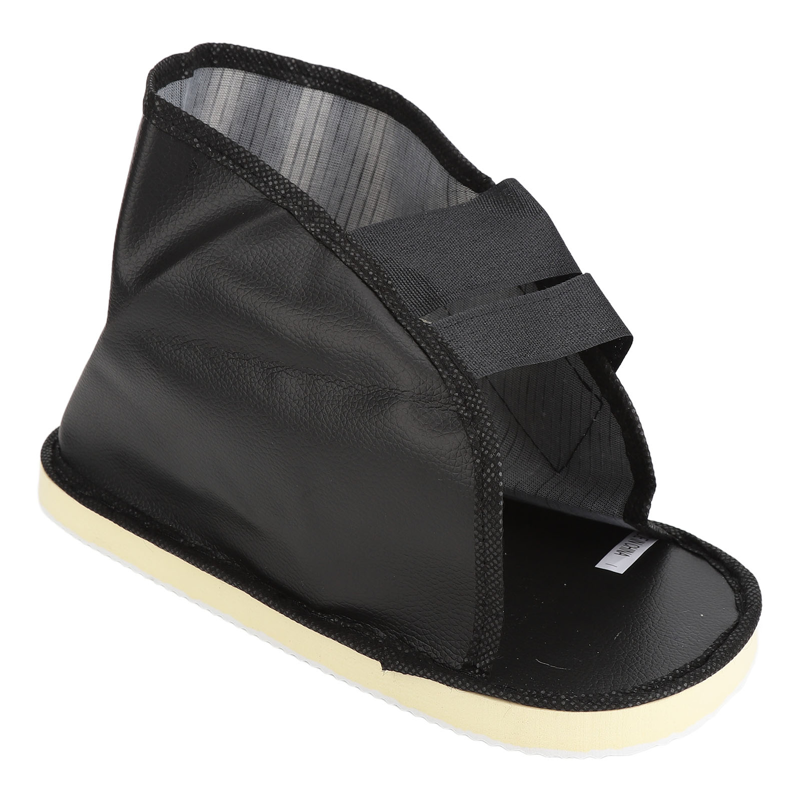 Cast Shoe Prevent Slip Shock Absorbing Adjustable Faux Leather Post Operative S