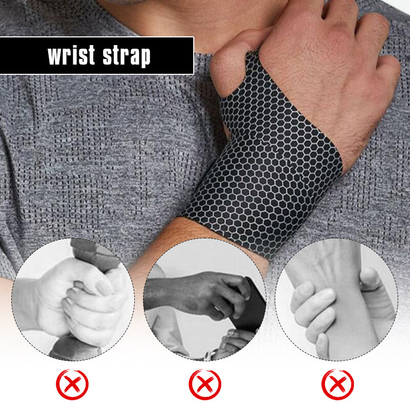 1x Wrist Brace Adjustable Support Straps for Tendonitis Carpal Wrist Pain Relief