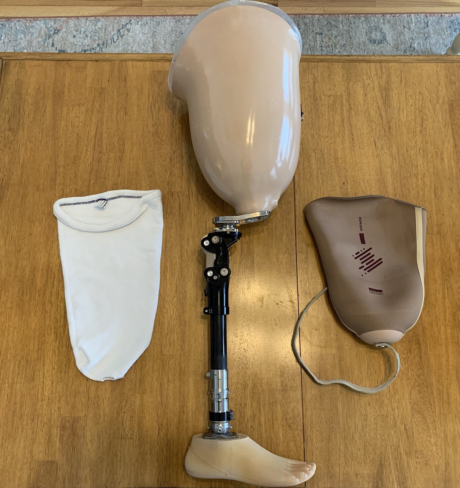 Right Above Knee Prosthetic Leg ‘TiMed Bulldog Otto Bock KISS Foot Size 26